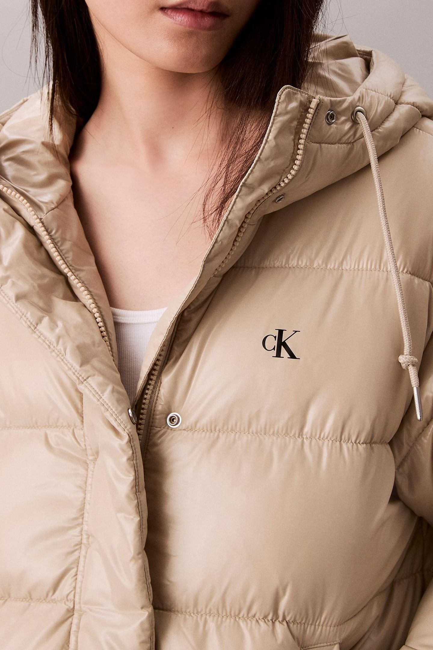 SHINE PUFFER JACKET ISLAND FOSSIL 5