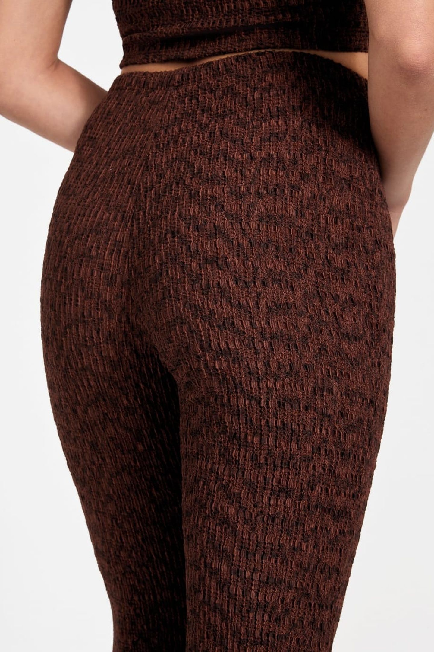 NALENY PLEATED PANT ESPRESSO BROWN MULTI 5