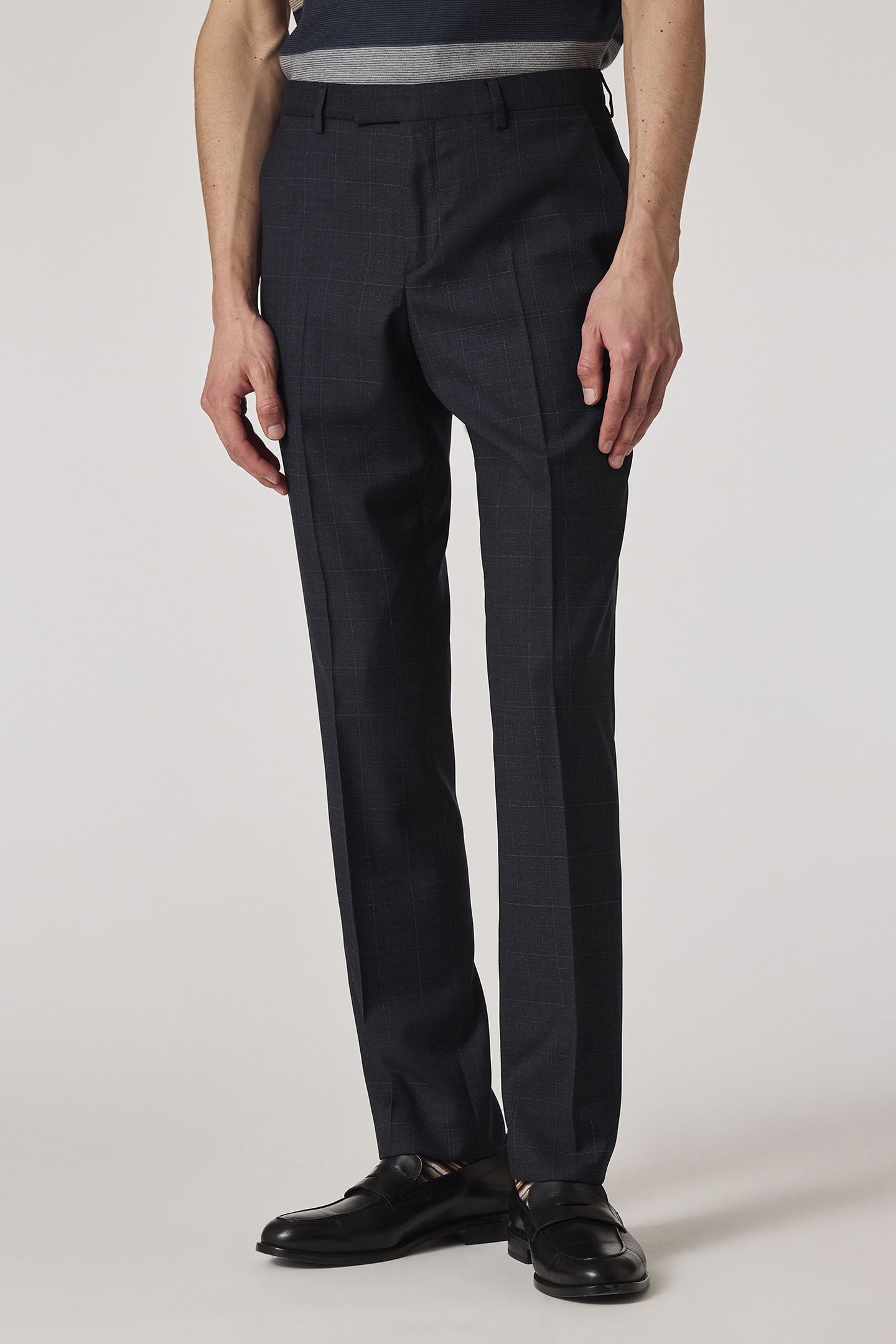 MENS SLIM FIT TROUSER VERY DARK NAVY 1