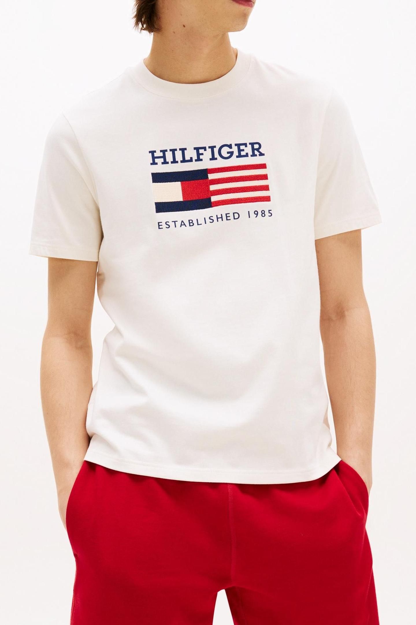 AMERICANA MONOTYPE TEE IVORY PETAL 1