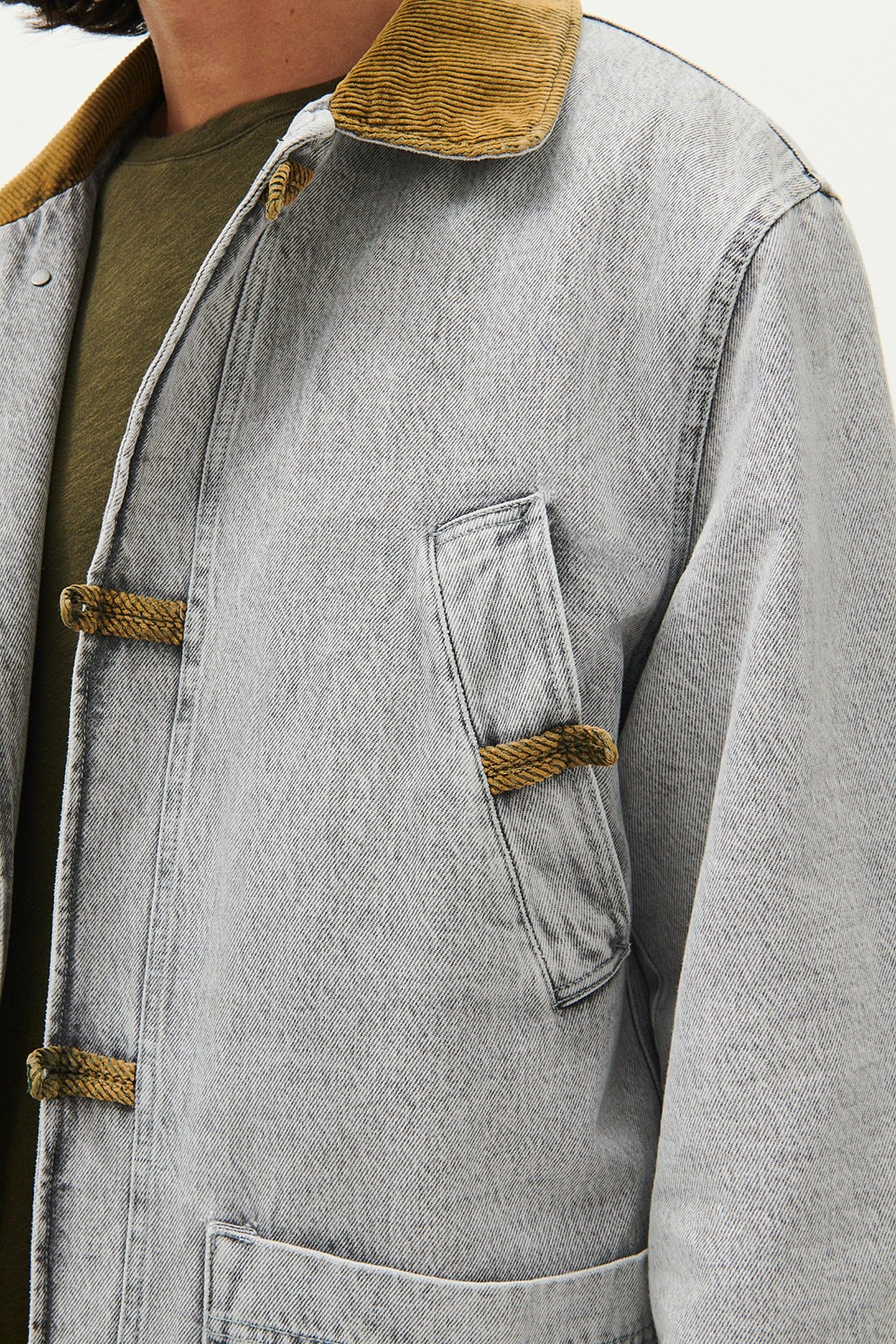 UNISEX TIZANIE COAT BLEACHED GREY 6