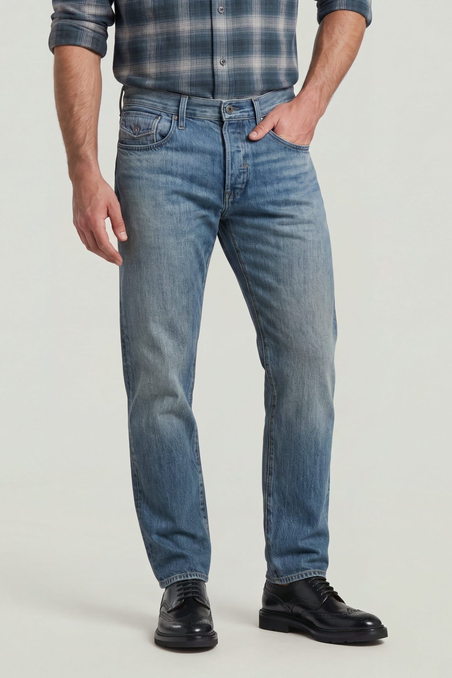 MORRY FWD REGULAR TAPERED LIGHT/PASTEL BLUE 1