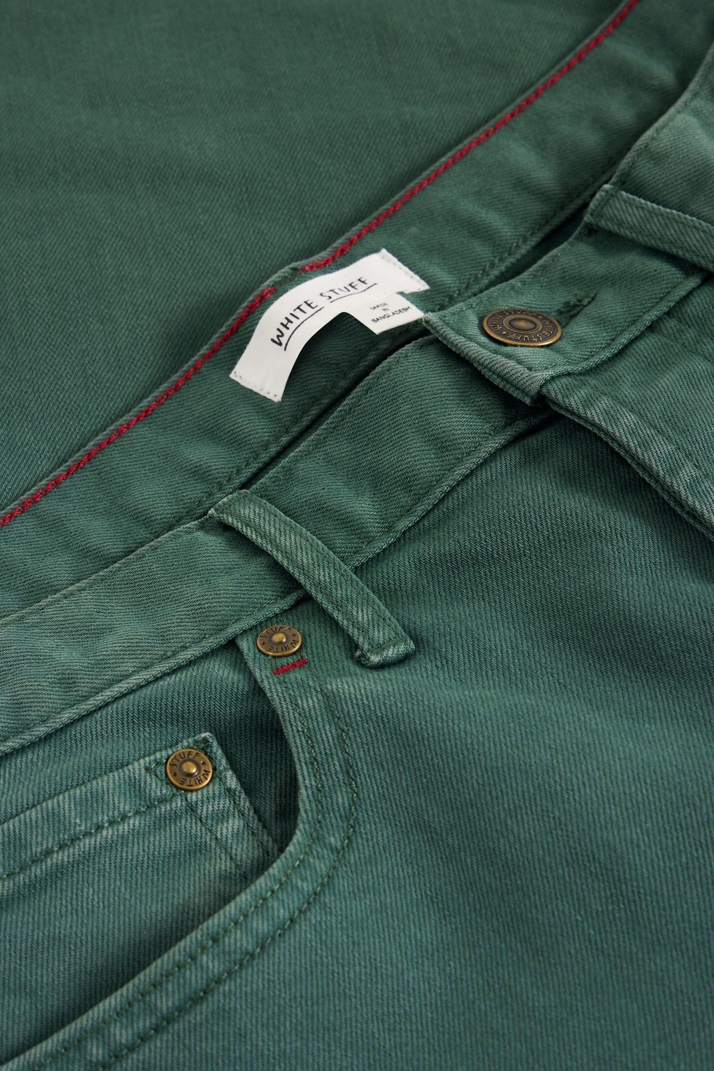 EASTWOOD GARMENT DYE JEAN DARK GREEN 5