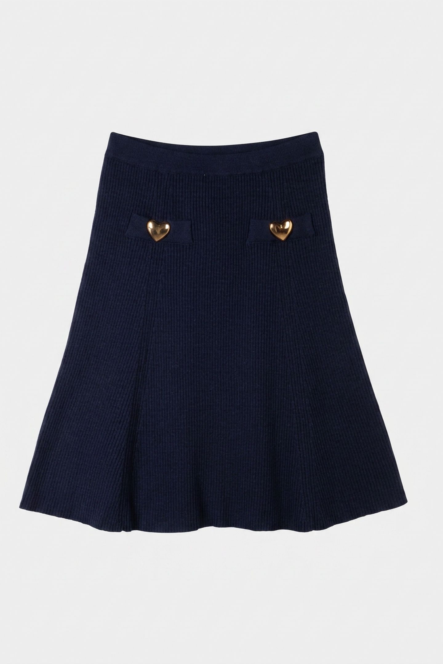 KNITTED SKIRT BLUE 3