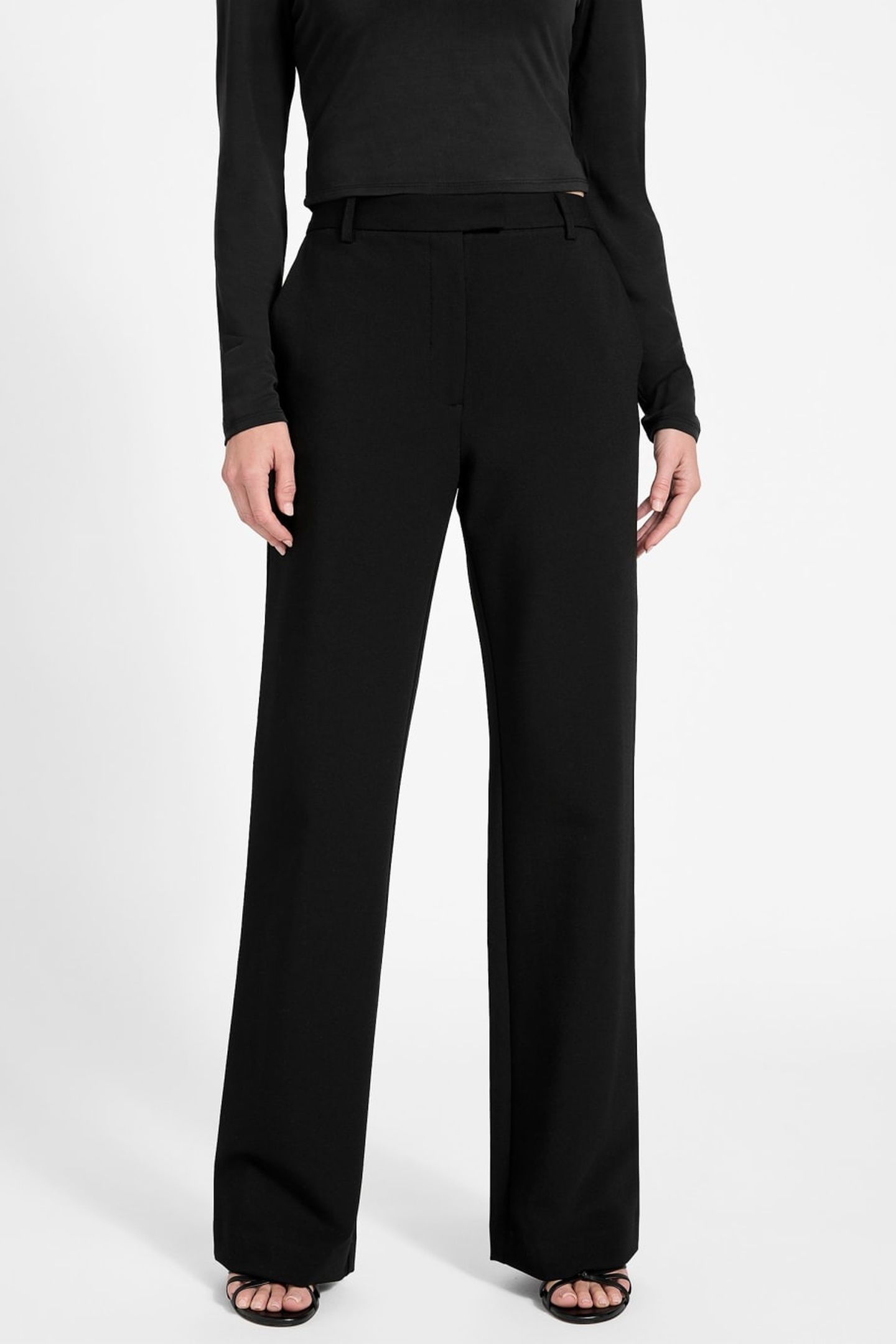 EMY STRAIGHT PANT JET BLACK A996 1