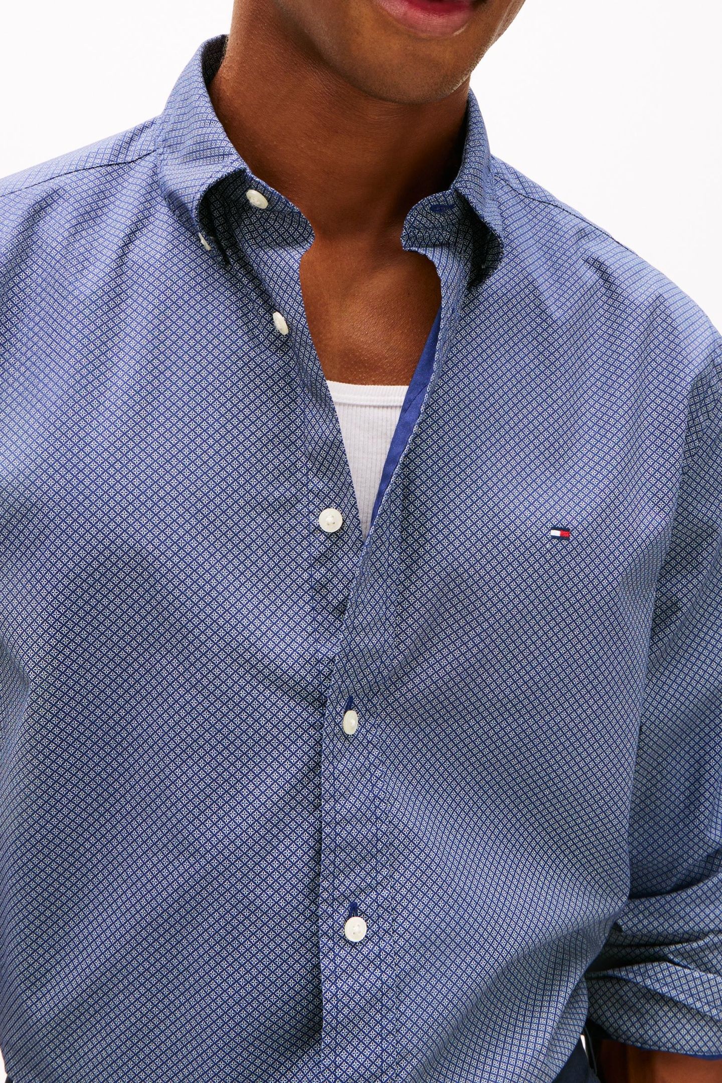 FLEX POPLIN MICRO RF PREPPY NAVY/ALLOVER 5