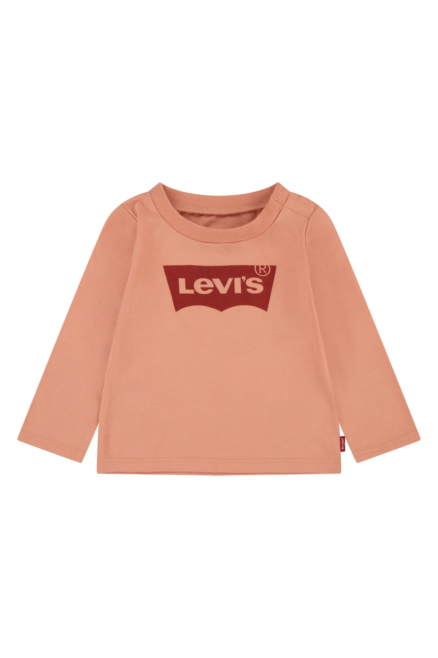 GIRLS L/S BATWING TEE TERRA COTTA 1