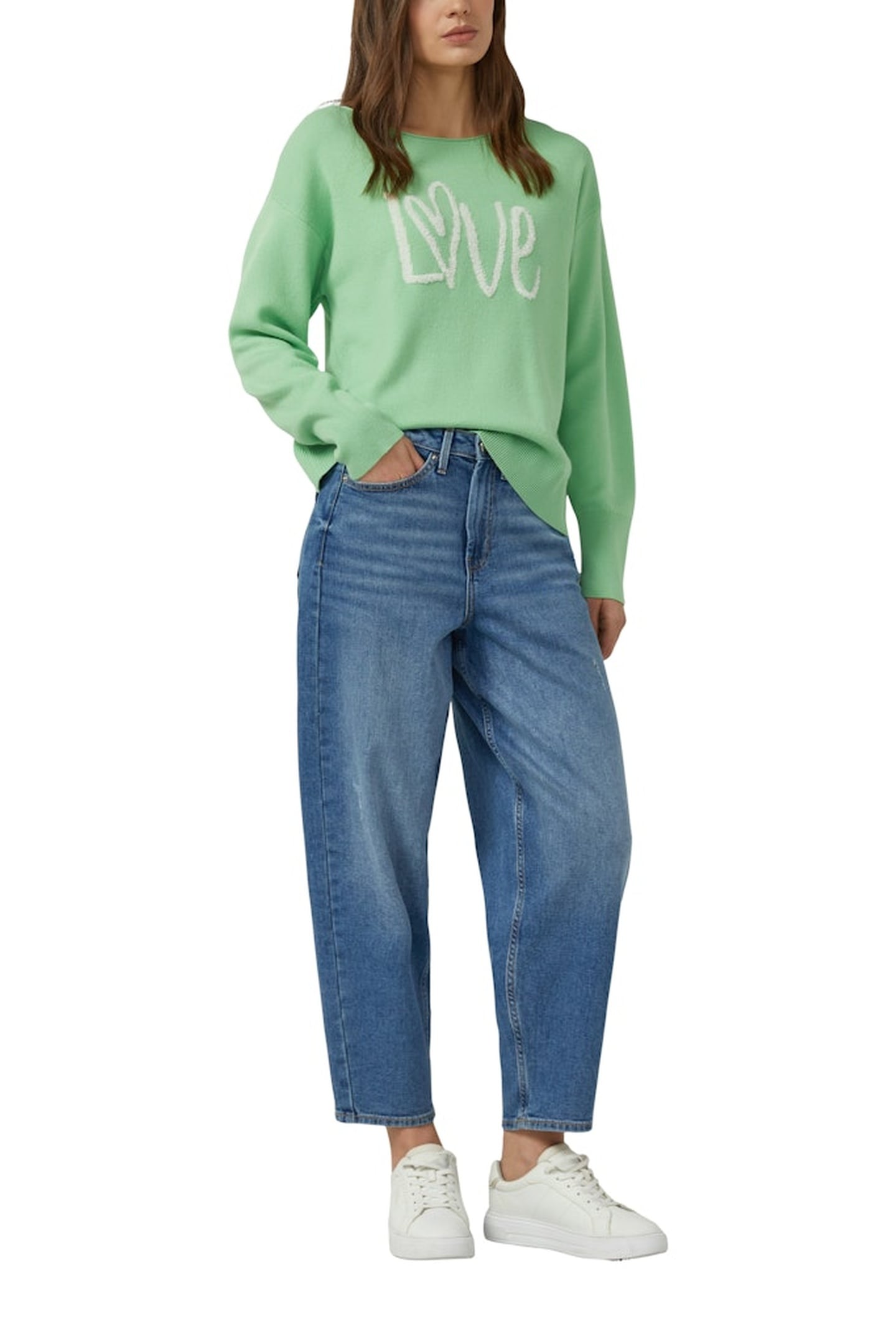 S.OLIVER PULLOVER GREEN 1