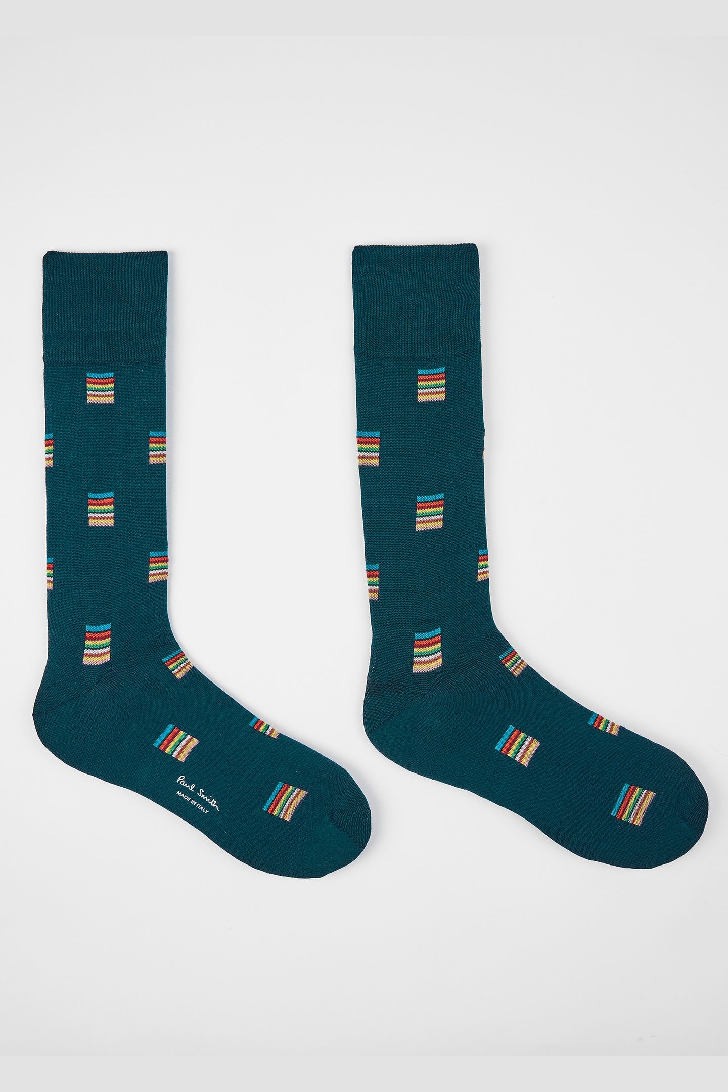 MEN SOCK JONAS SIGNATURE PETROL GREEN 2