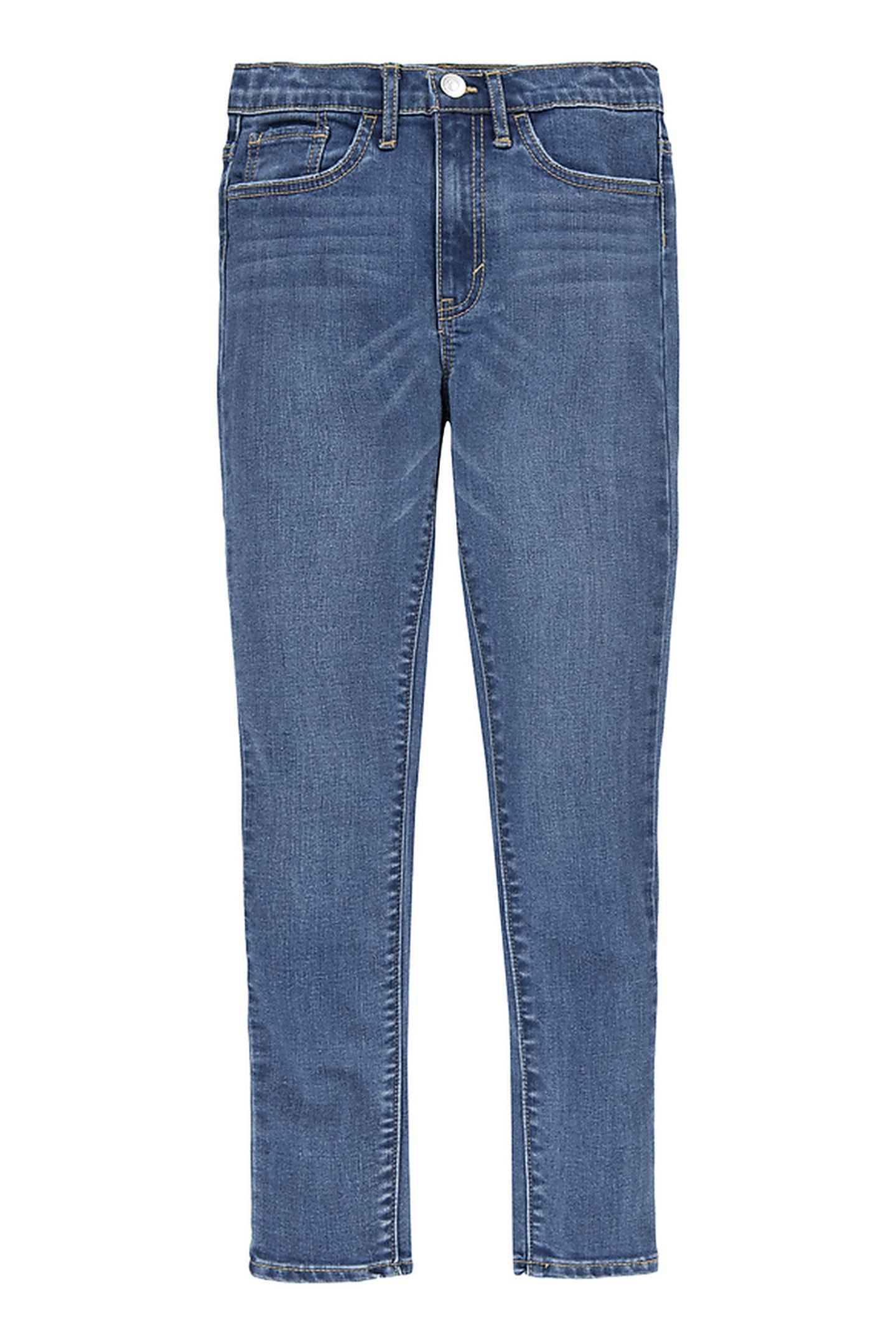 GIRLS 720 HIGH RISE SUPER SKINNY HOMETOWN BLUE 1