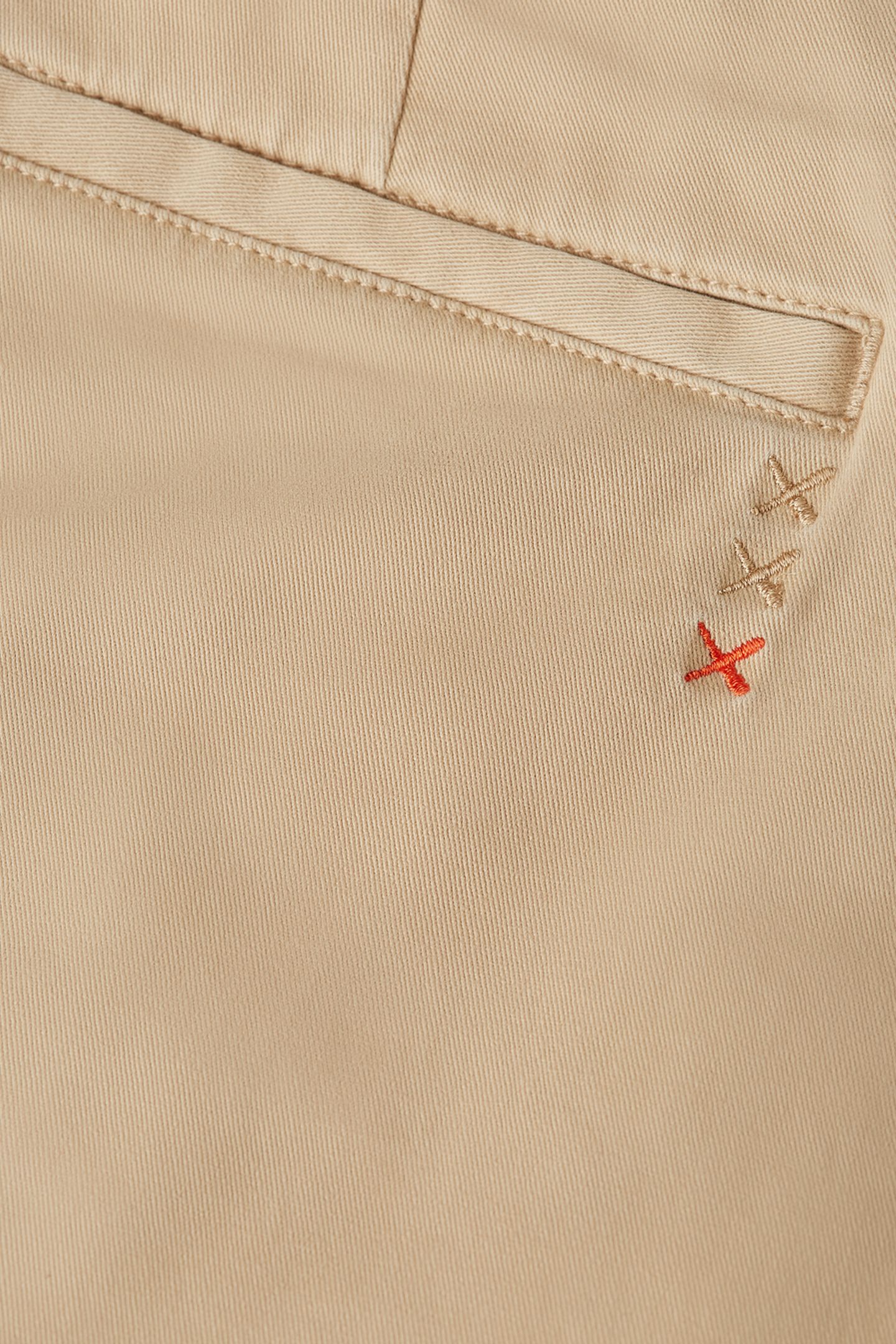 WARREN COTTON TWILL WASHED CHINO WITH BELT TRAVERTINE 3