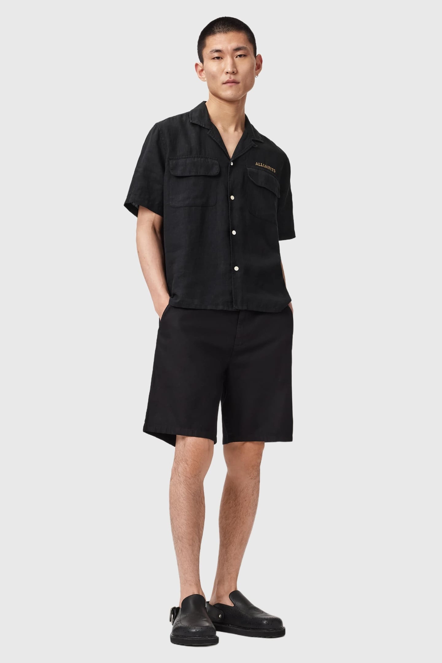 DUNLOE SS SHIRT JET BLACK 1