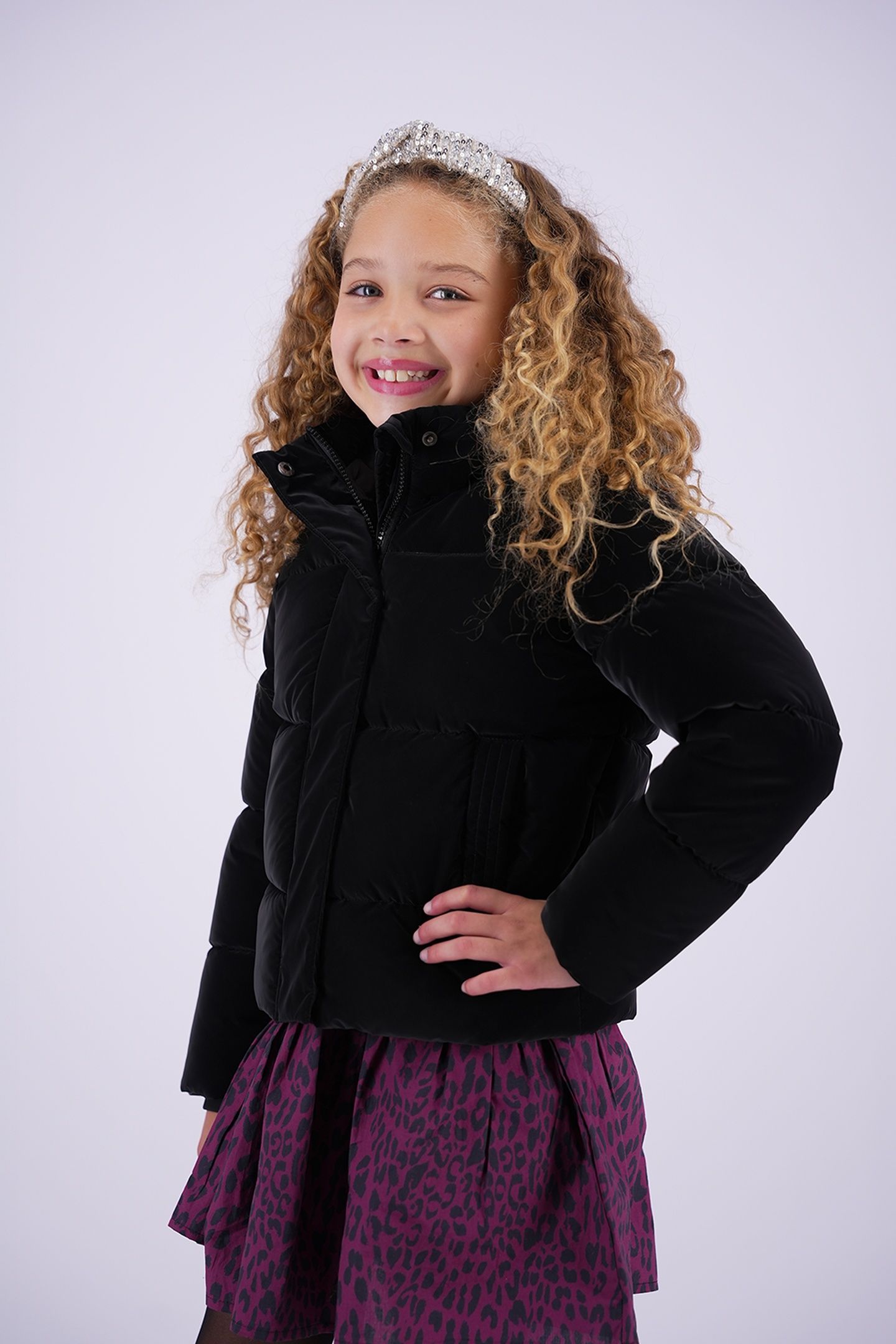 GIRLS TIBANA JACKET OUTDOOR DEEP BLACK 4
