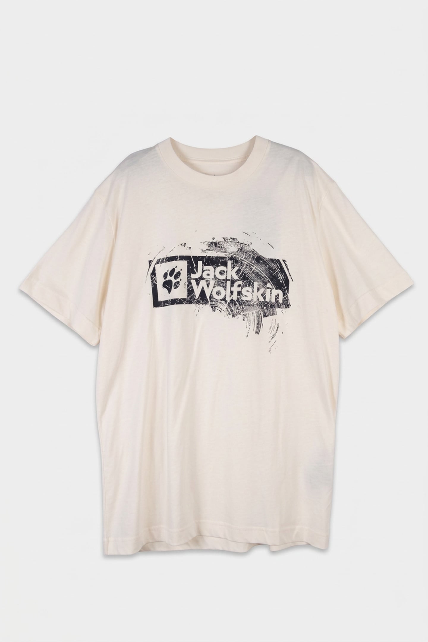 BRAND T-SHIRT WOOD COTTON WHITE 3