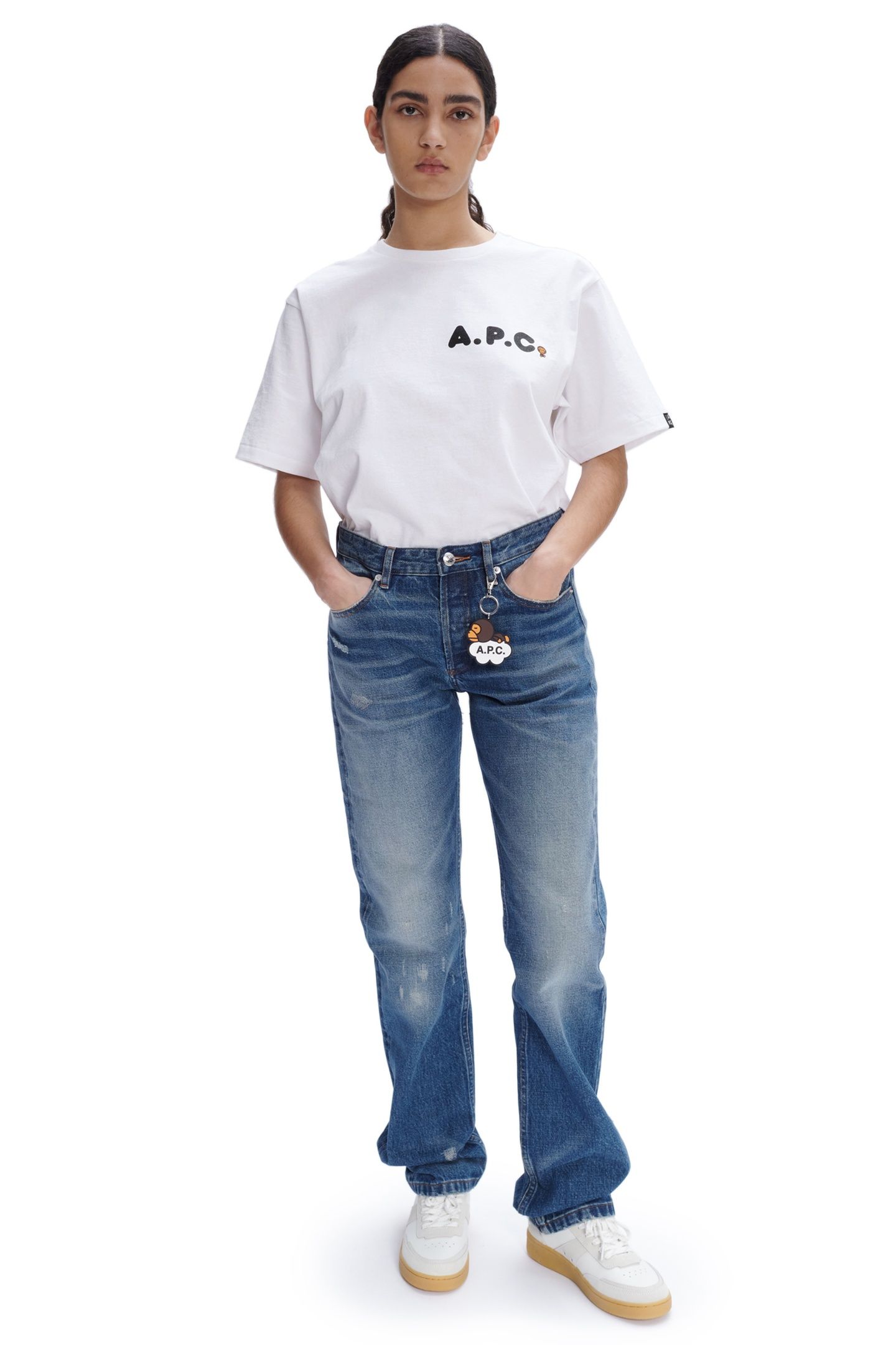 UNISEX T-SHIRT MILO APE WHITE 1