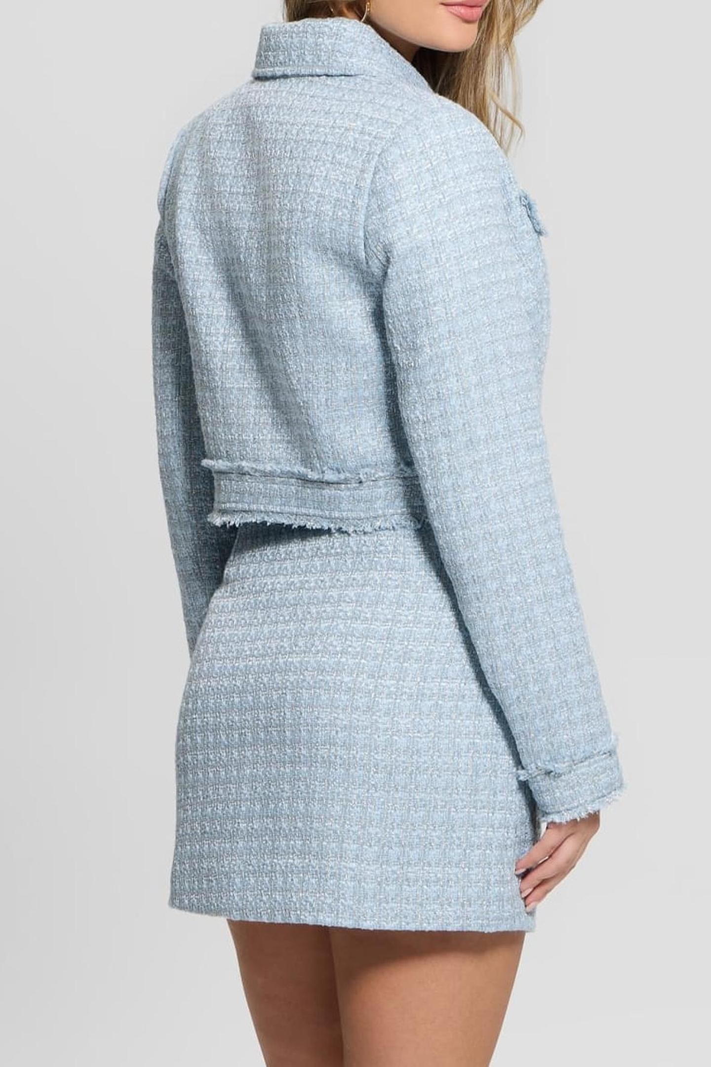 DAPHNEE CROPPED JACK LIGHT BLUE/WHITE COM 5