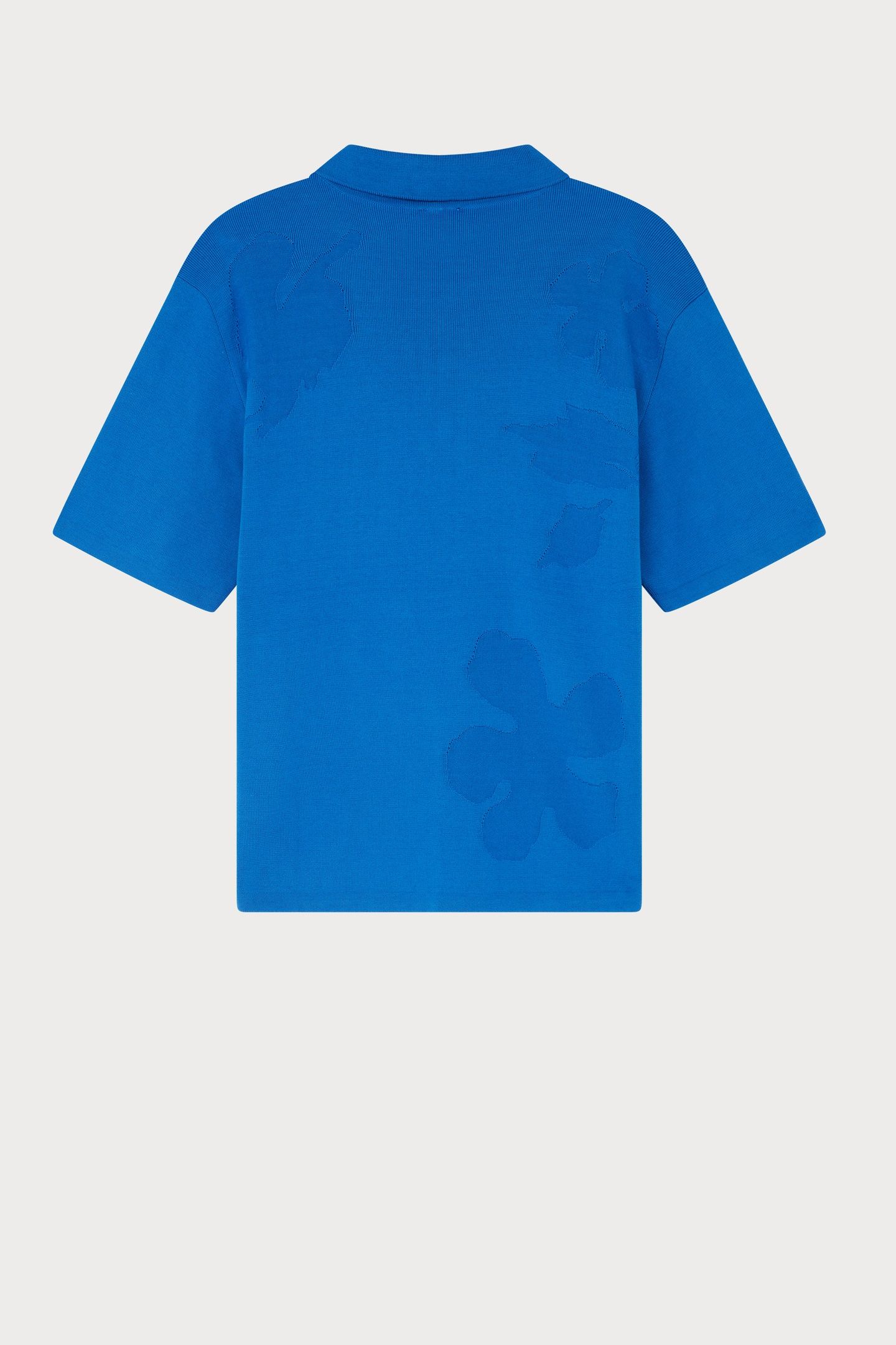 MENS SWEATER SS POLO PETROL BLUE 2
