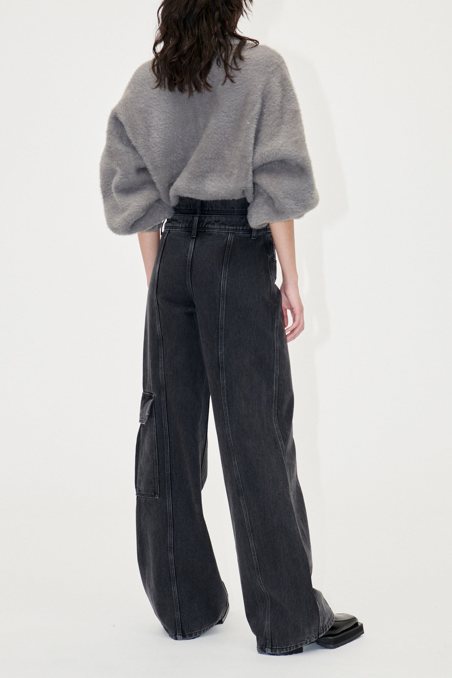 PAUL PANTS LONG STONE WASH GREY 3