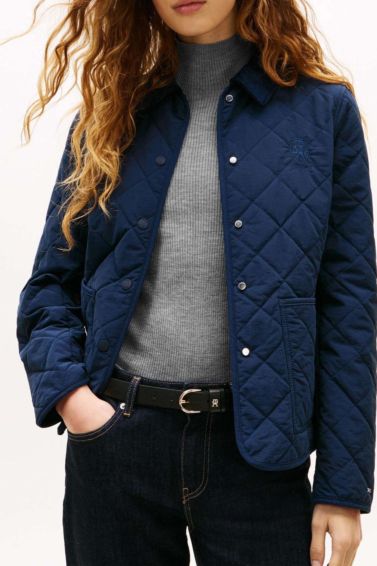 PADDED QUILTED SLIM DARK NIGHT NAVY 3