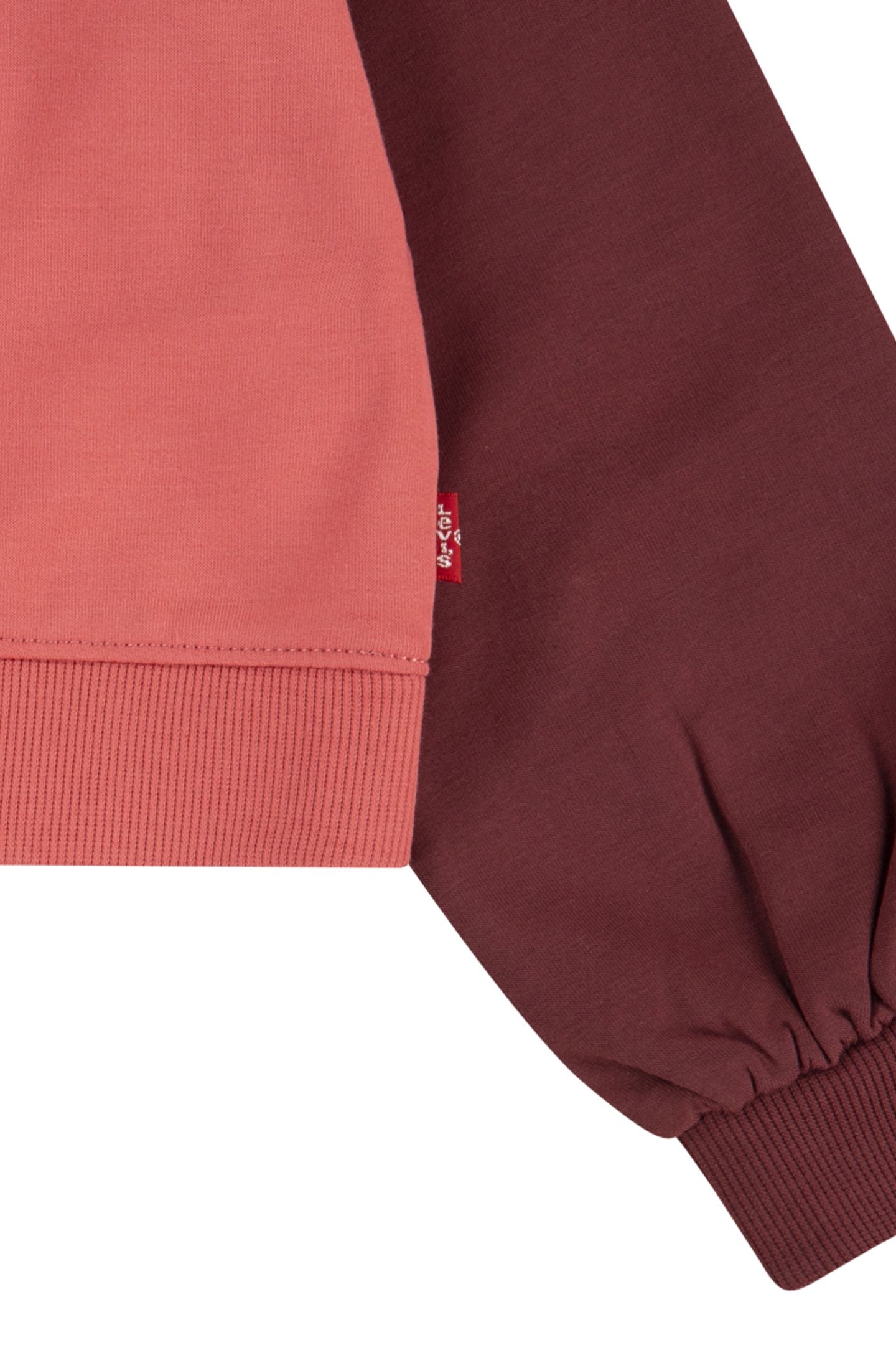 GIRLS RAGLAN BATWING CREW MINERAL RED 3