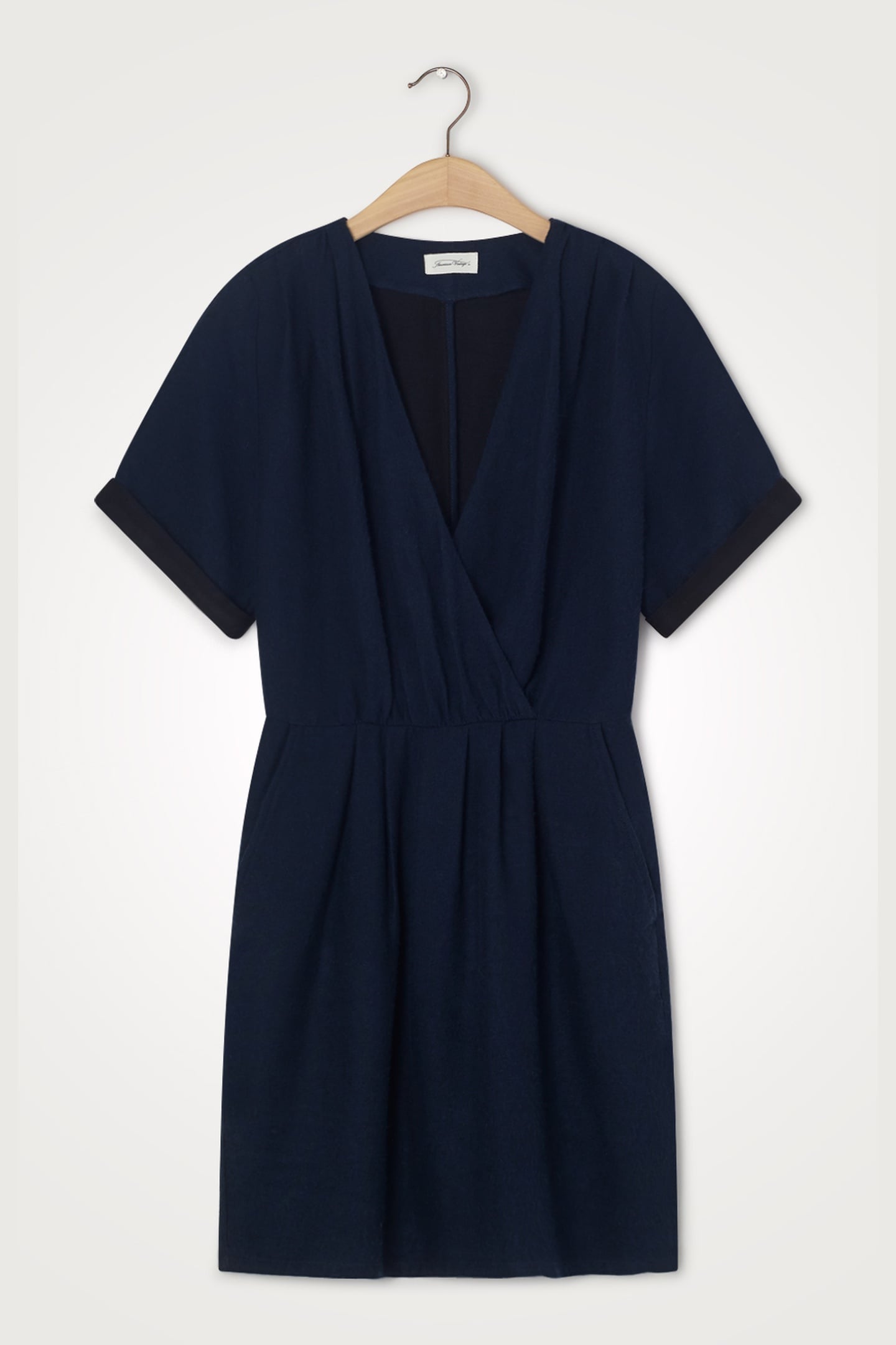 VIMBOW DRESS NAVY CHINE 3