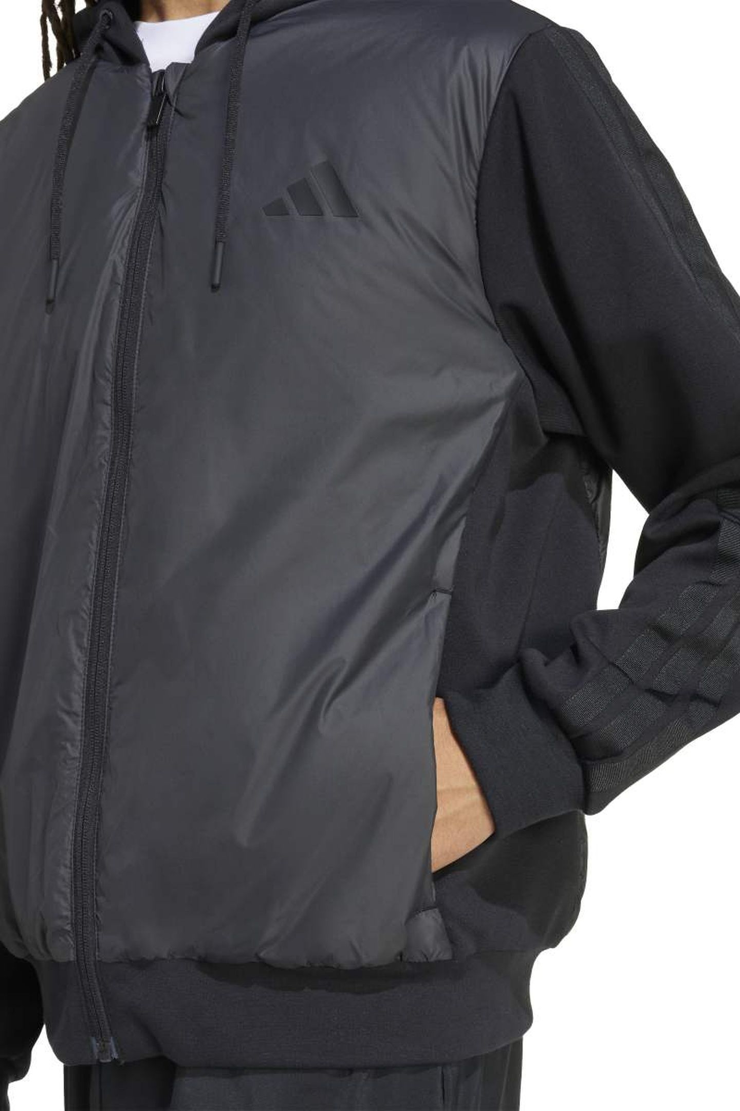 UNISEX ESSENTIAL 3S IN HYB JACKET BLACK 5