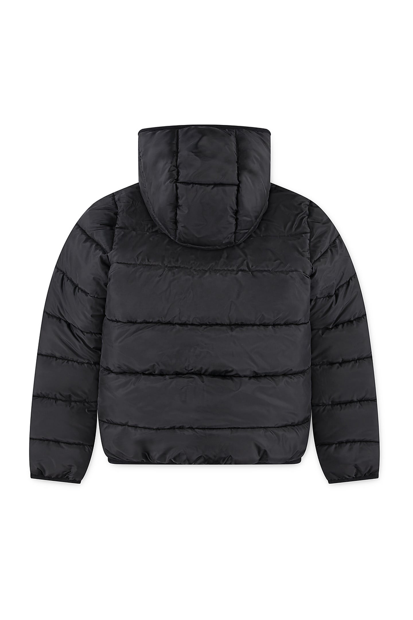 BOYS SHERPA LINED PUFFER BLACK 2