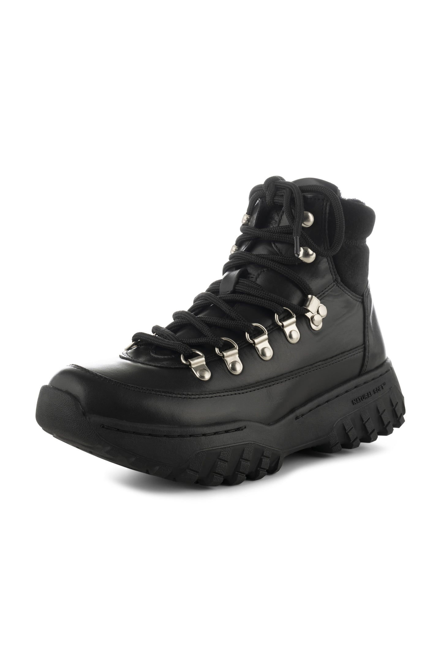 IRIS TRACK LEATHER BLACK 3