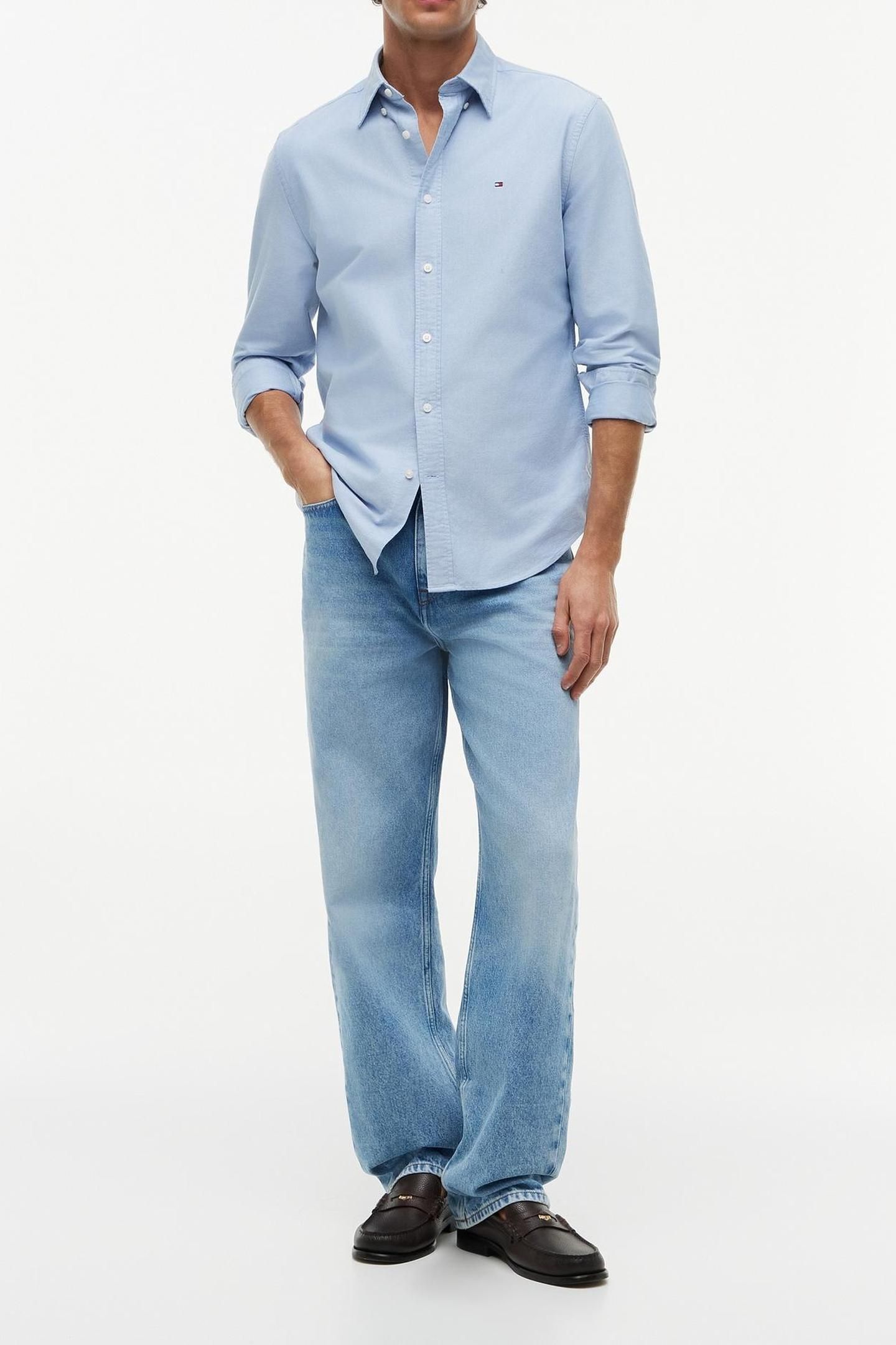 SOLID HERITAGE OXFORD SHIRT BLUE 3