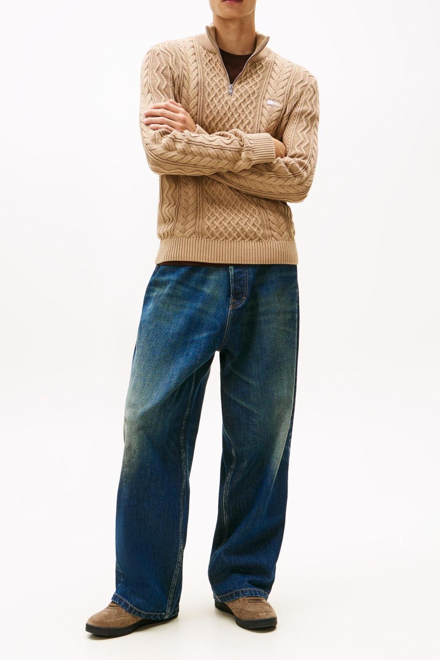 TJM SLIM BADGE CABLE COASTAL TAUPE TONAL 3
