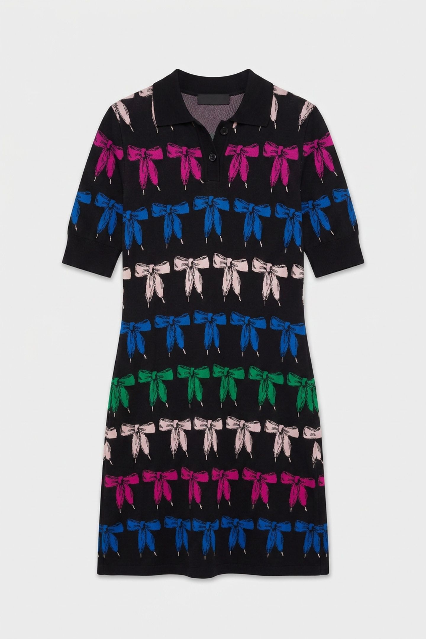 KNIT DRESS BLACK 3