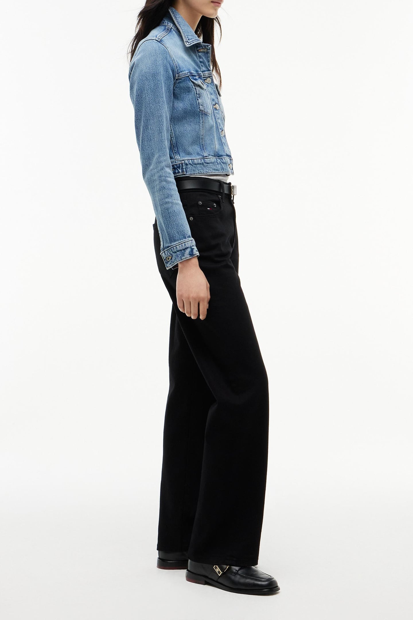 KIRA MID RISE STRAIGHT DENIM BLACK 6