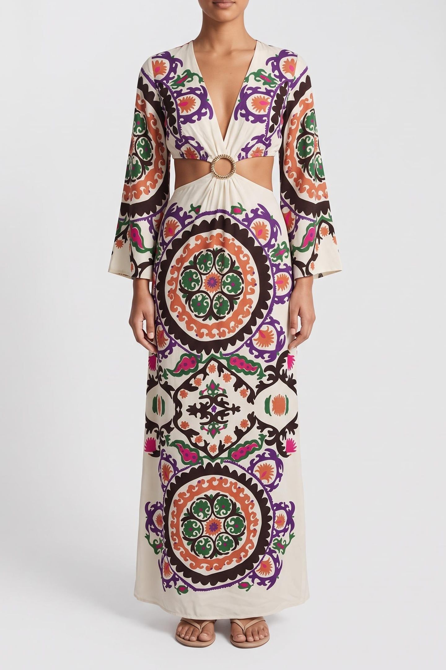 LONG DRESS ECRU 1