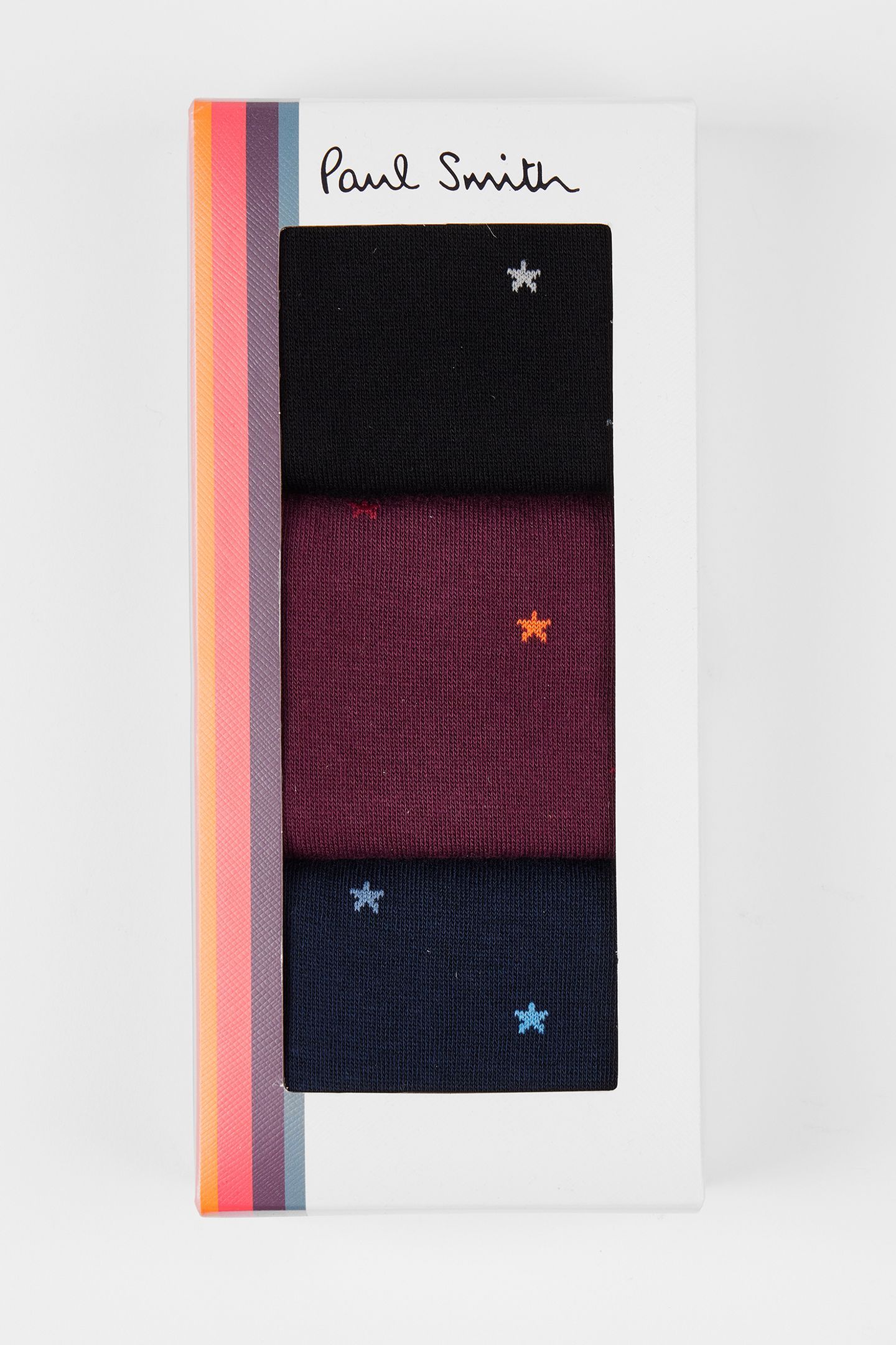 MEN SOCK 3PK STAR BUNNY MIXED PLATE 7