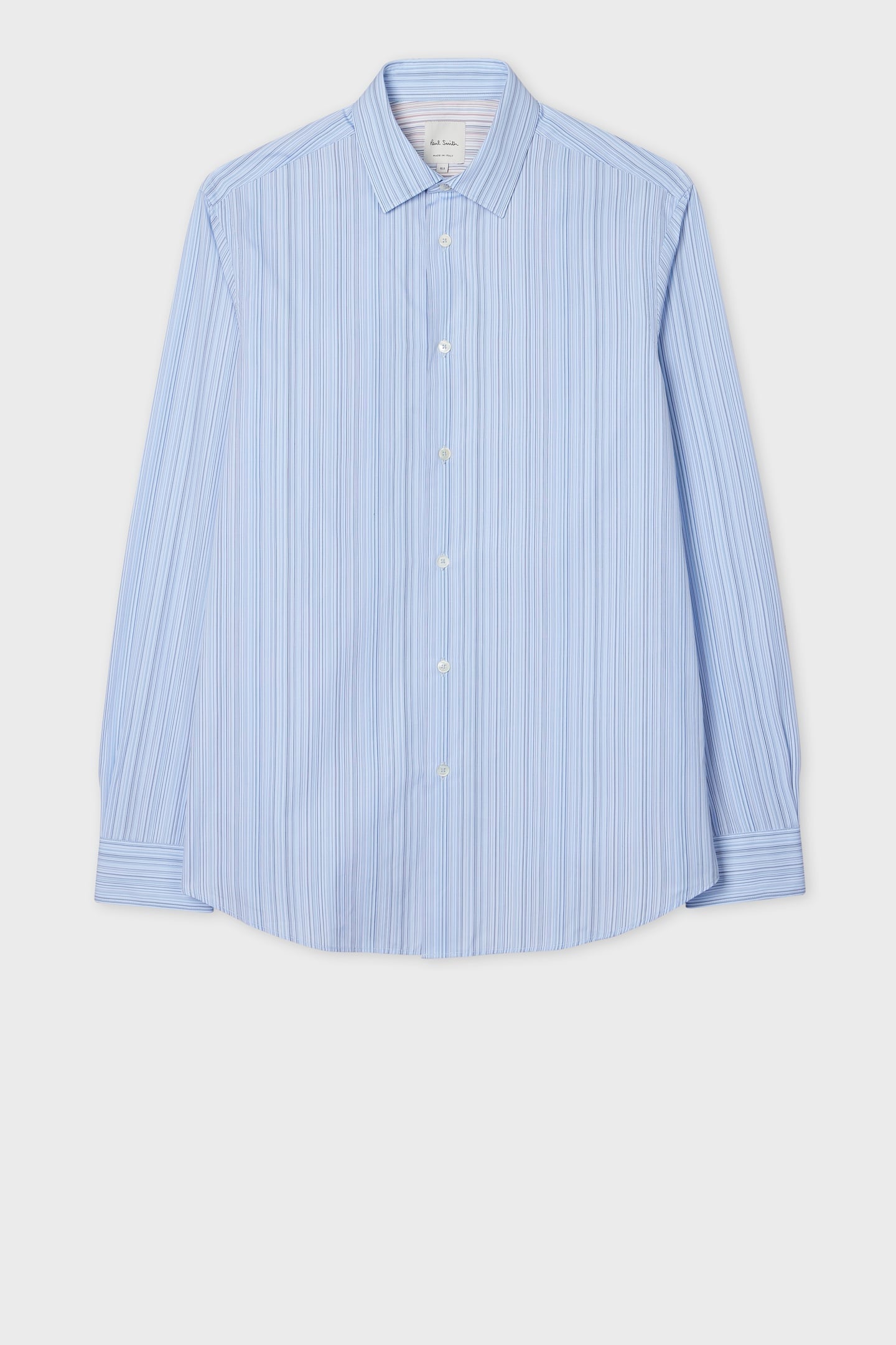 MENS S/C TAILORED FIT SHIRT LIGHT BLUE 1