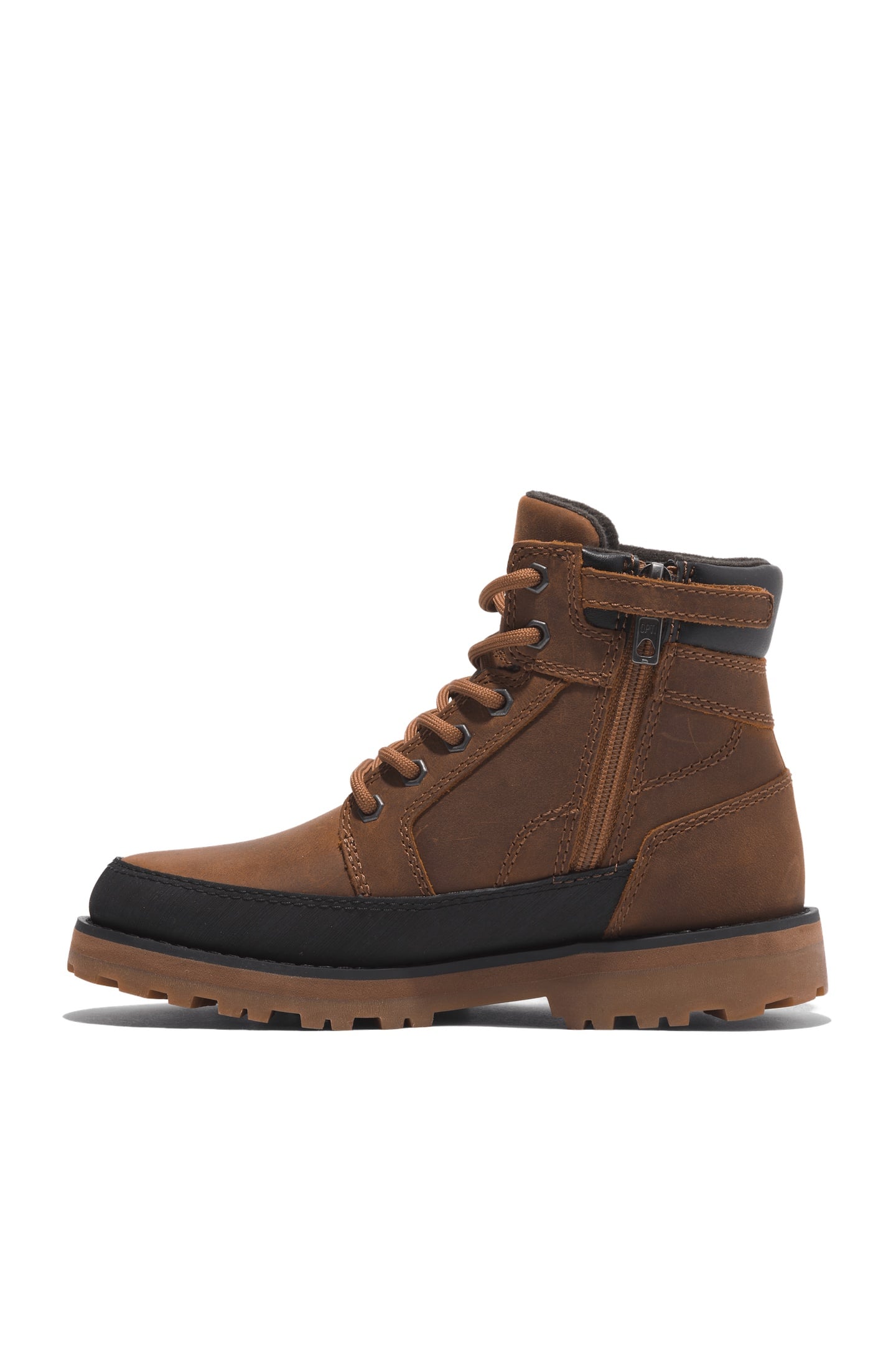 COURMA KID MID LACE UP BOOT SADDLE 8