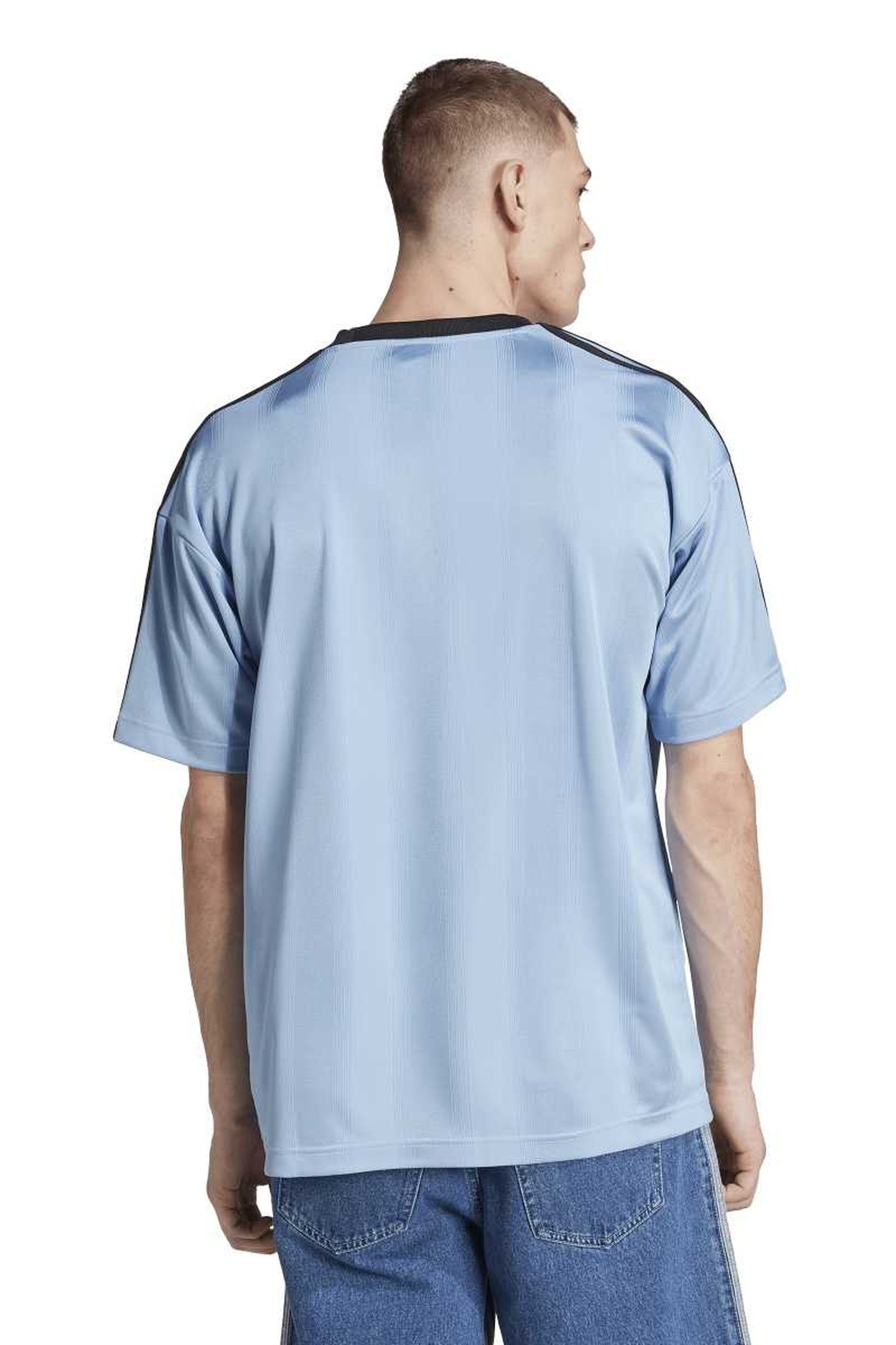 UNISEX JACQUARD JERSEY ASH BLUE 2