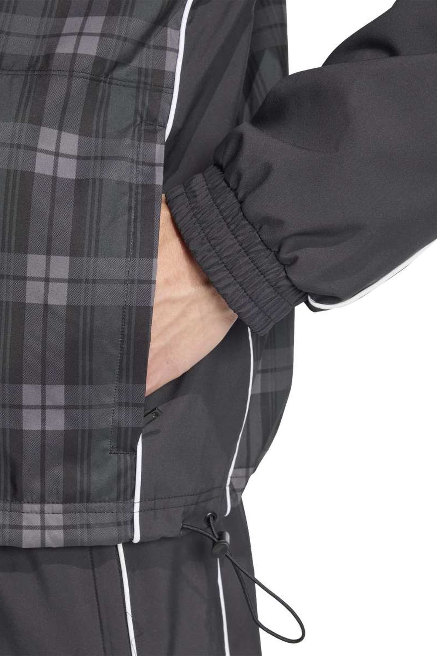 UNISEX GRAPHIC LOOSE TRACK PANTS BLACK 5