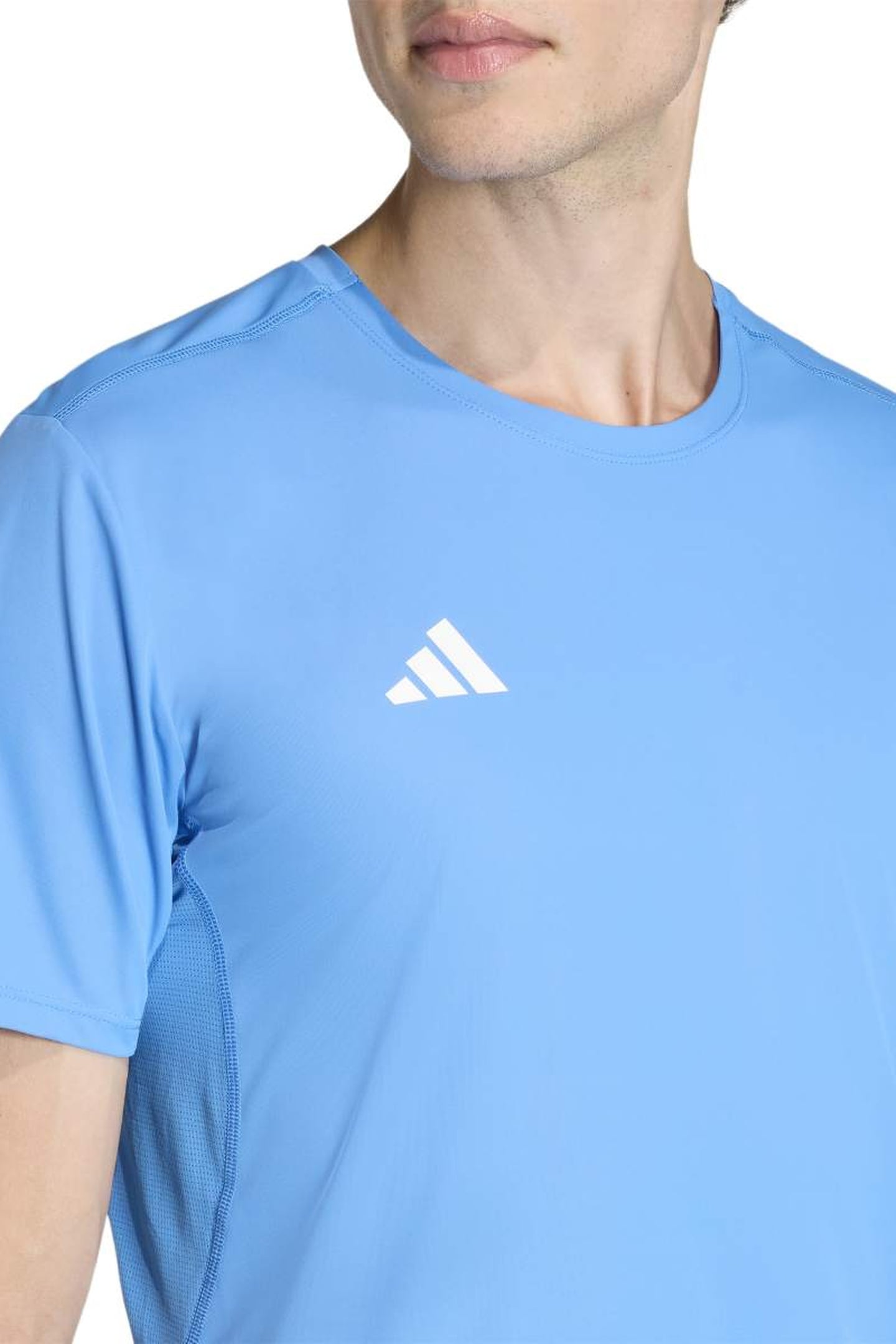 UNISEX ADIZERO TEE RAY BLUE 4