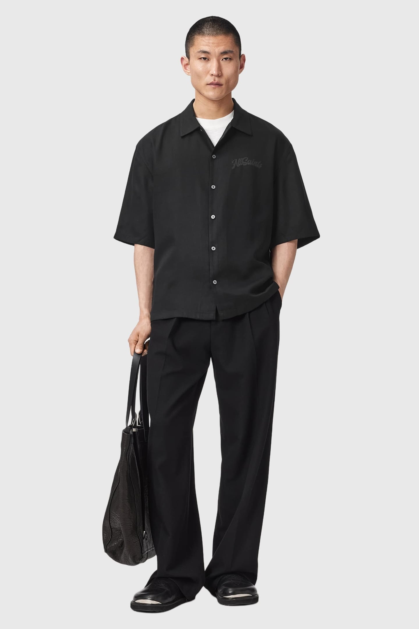 CIRCE SS SHIRT JET BLACK 1