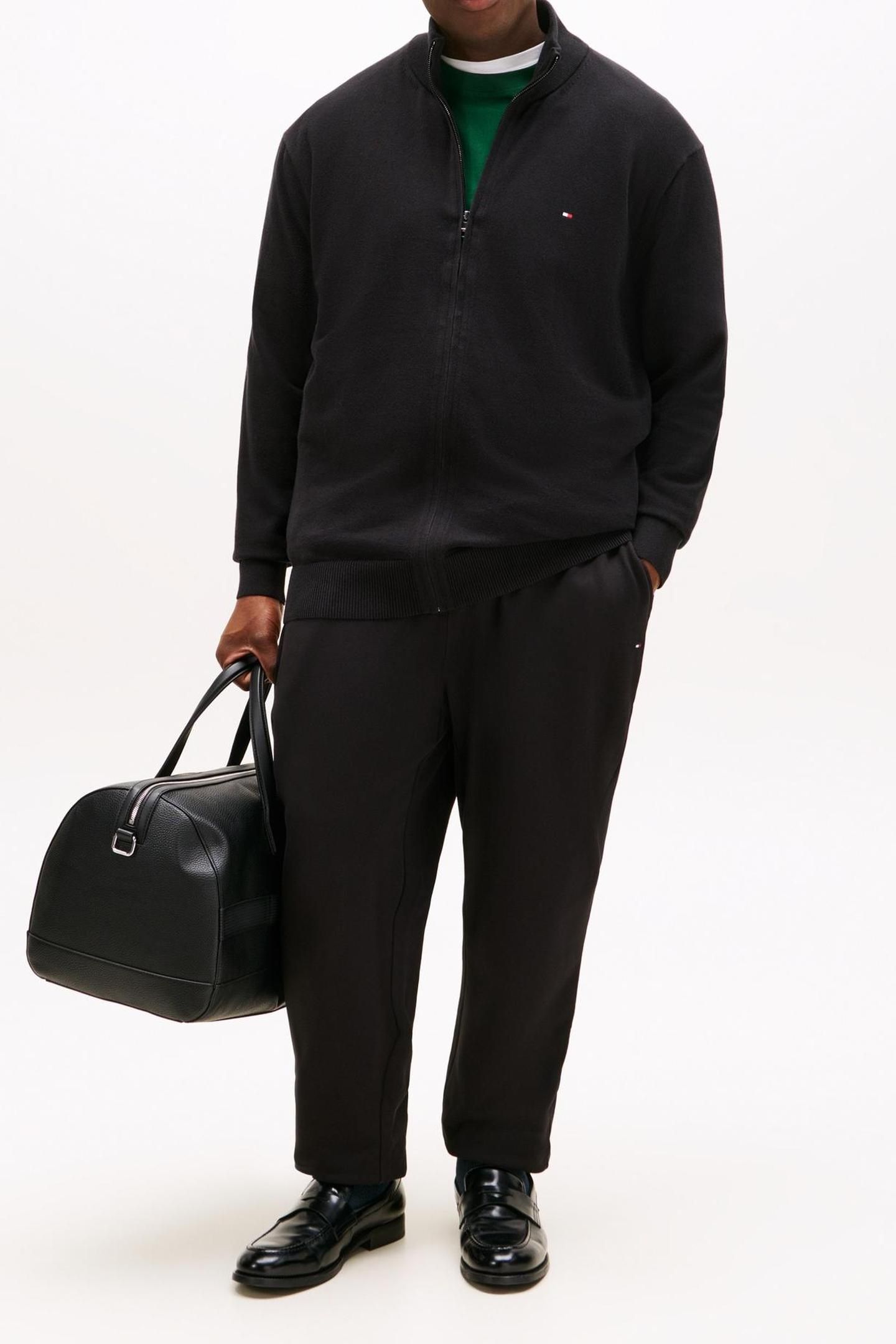 BT-PIMA COTTON CASHMERE SWEATER BLACK 3