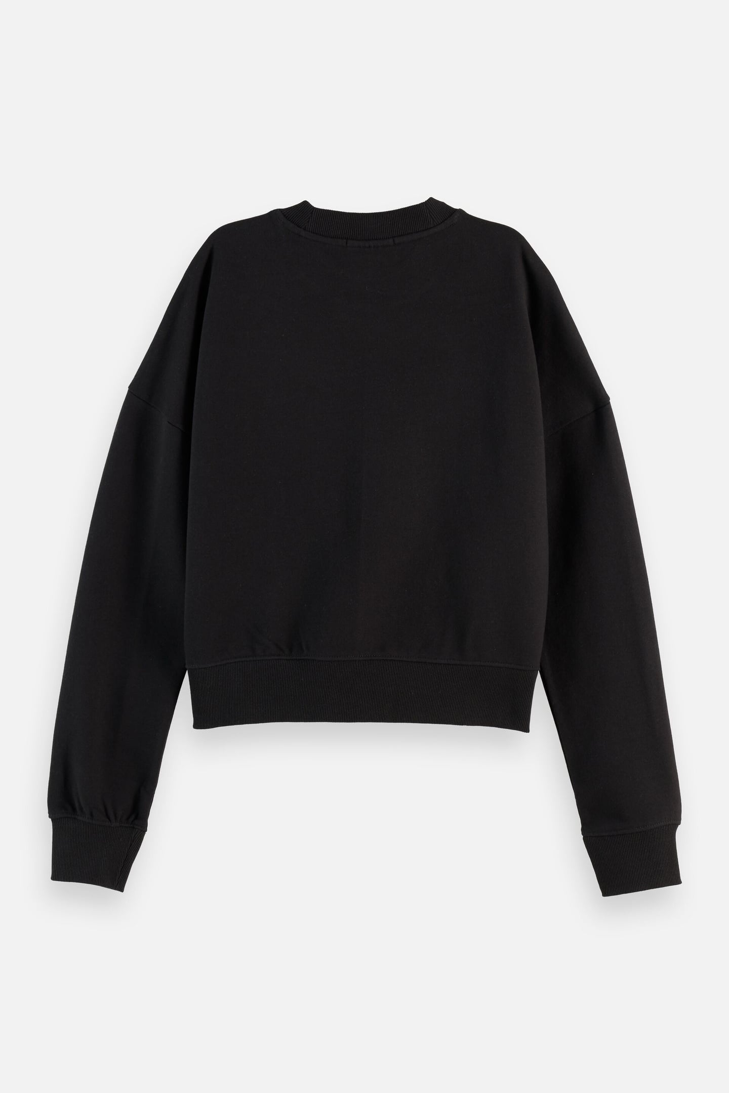 EMBROIDERED LOGO SWEATSHIRT BLACK 5