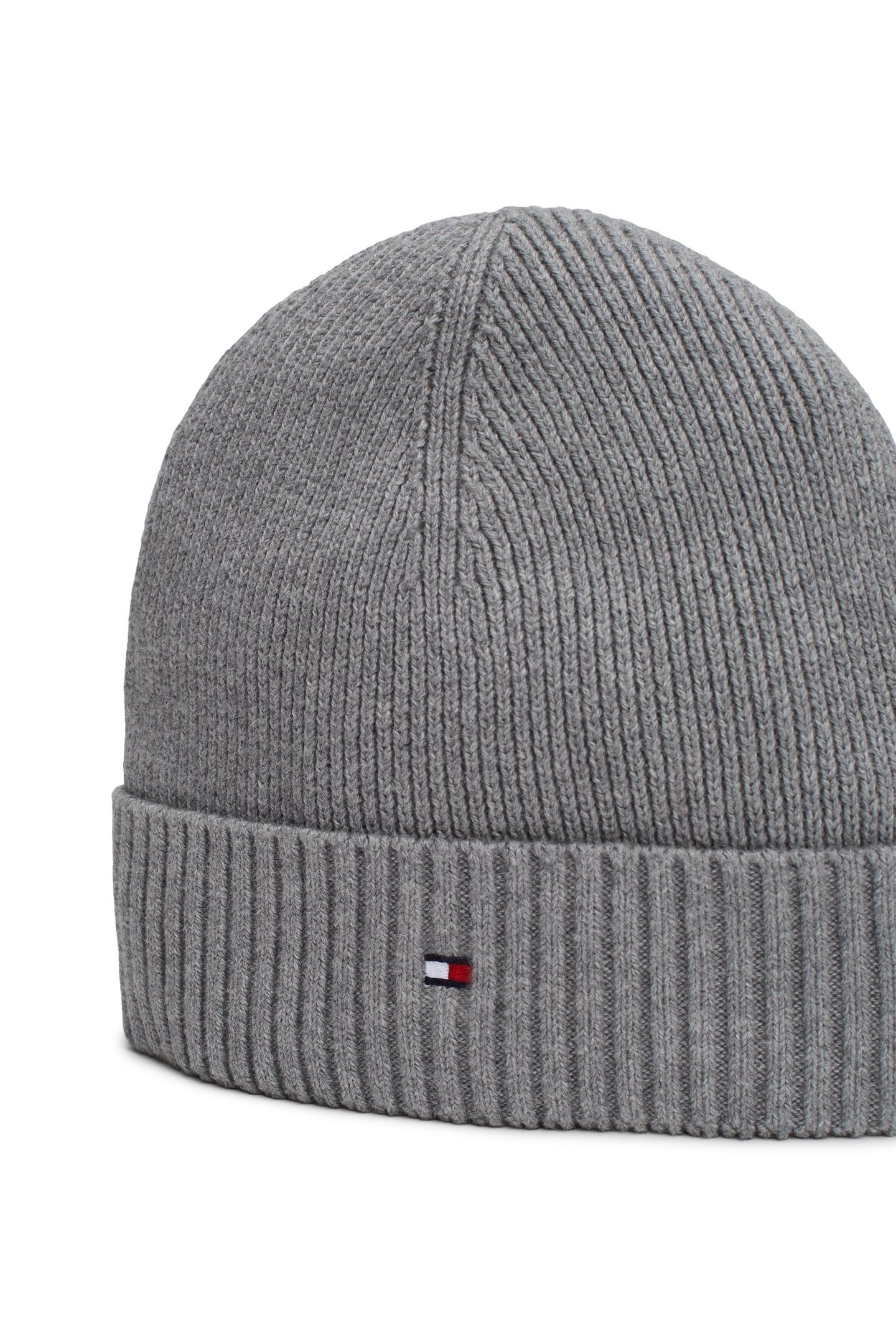 TH FLAG PIMA COTTON MID GREY HEATHER 3