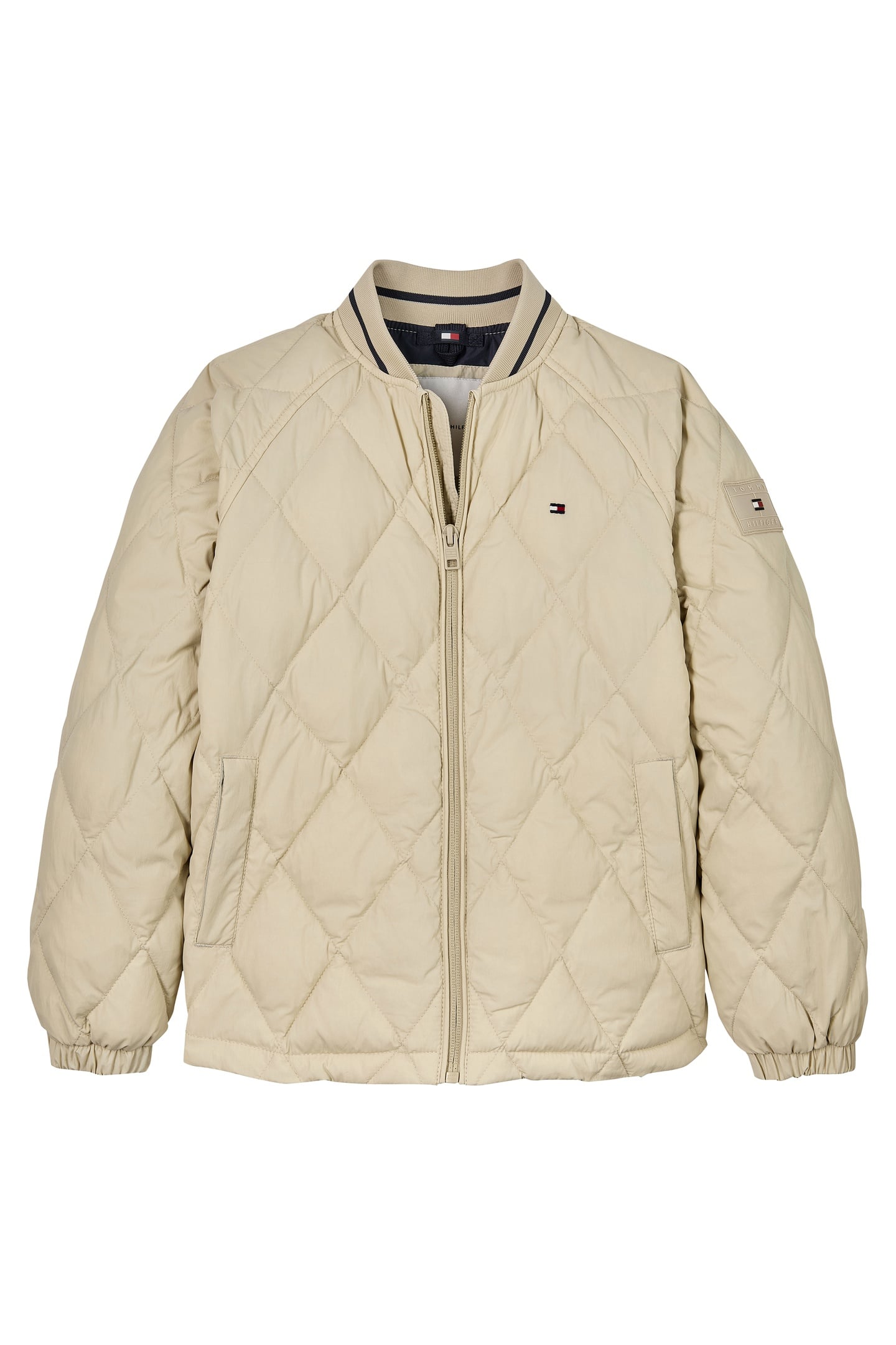 UNISEX U QUILTED JACKET CLASSIC BEIGE 3