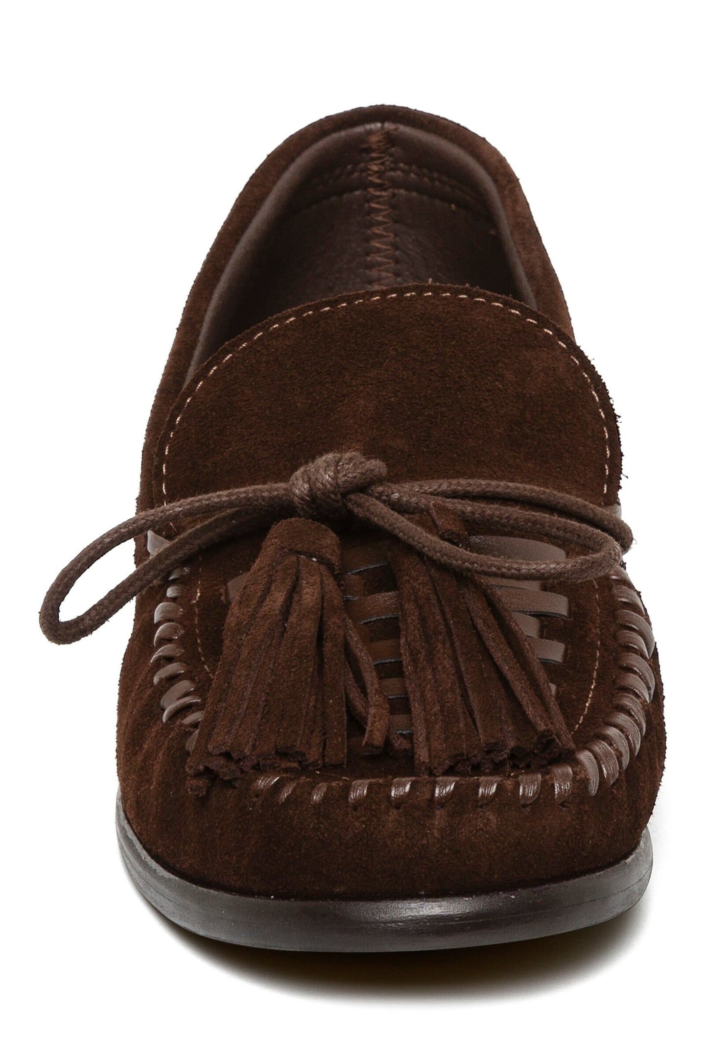 YAIRA FLAT SHOES BROWN SUEDE 3