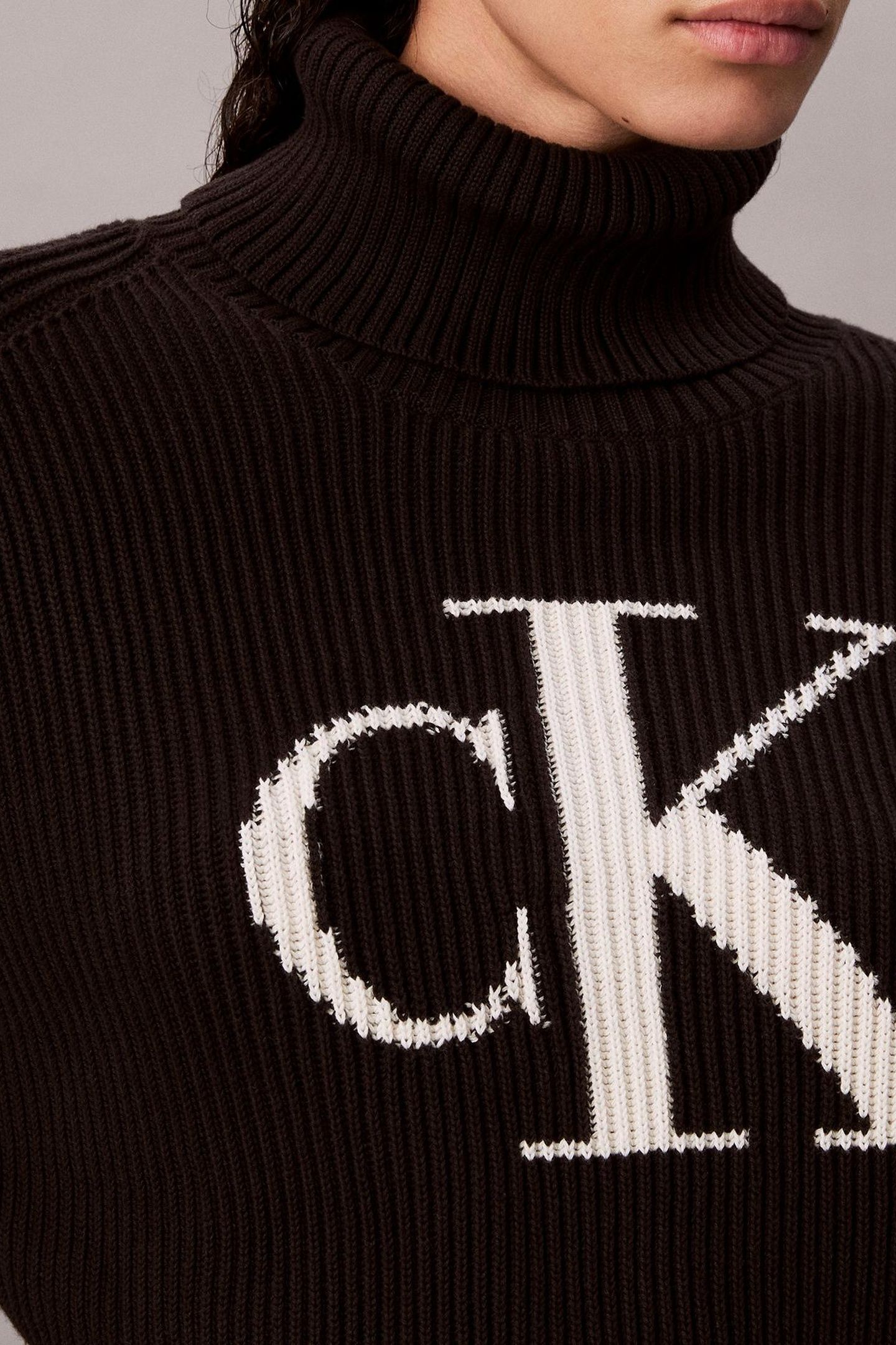 BLOWN UP LOOSE SWEATER BLACK 5