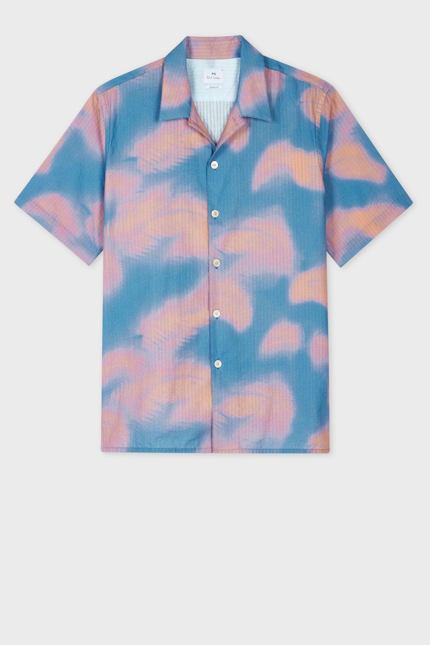 MENS SS CASUAL FIT SHIRT PETROL BLUE 2