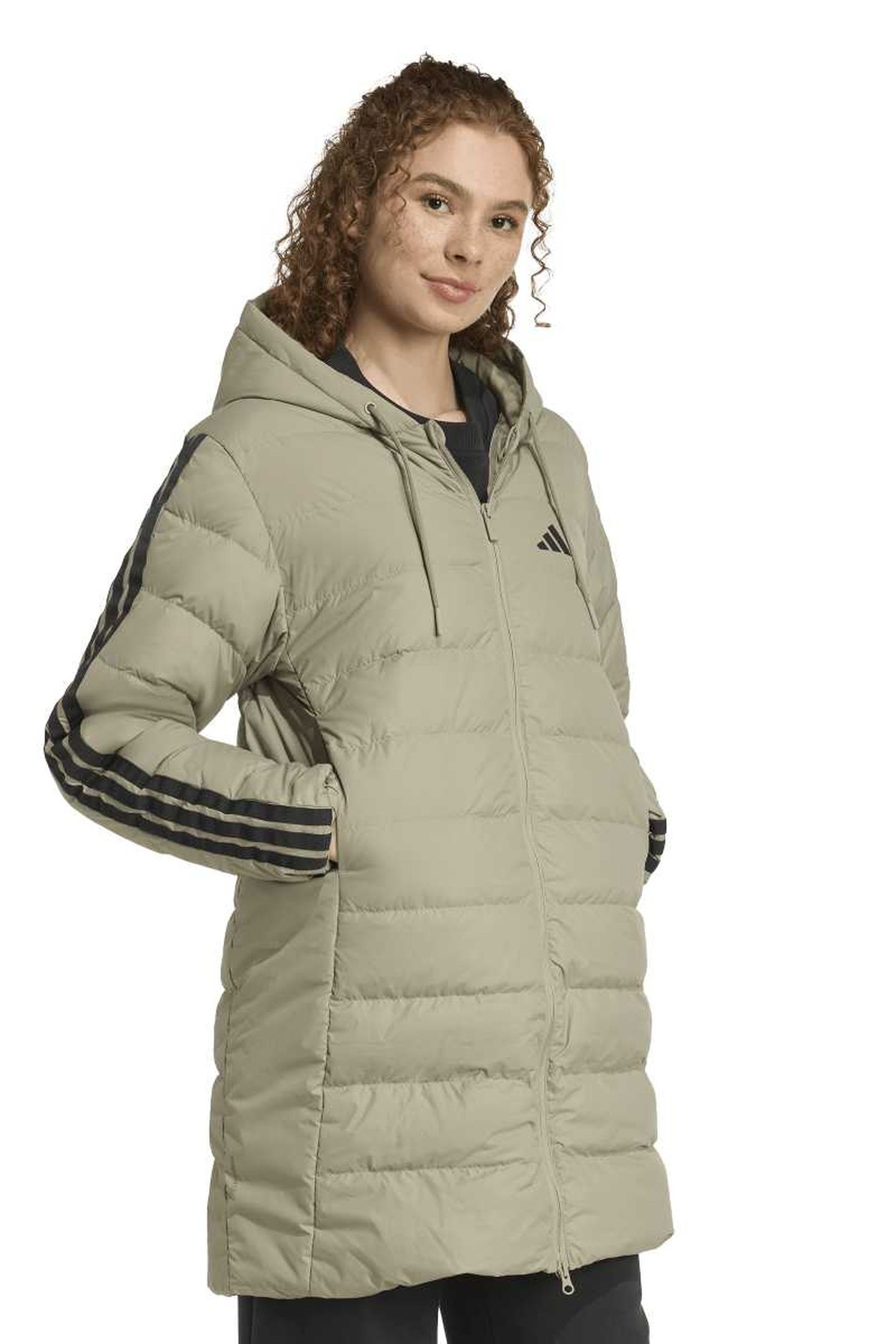 W ESSENTIAL 3S DOWN JACKET SILVER PEBBLE 2