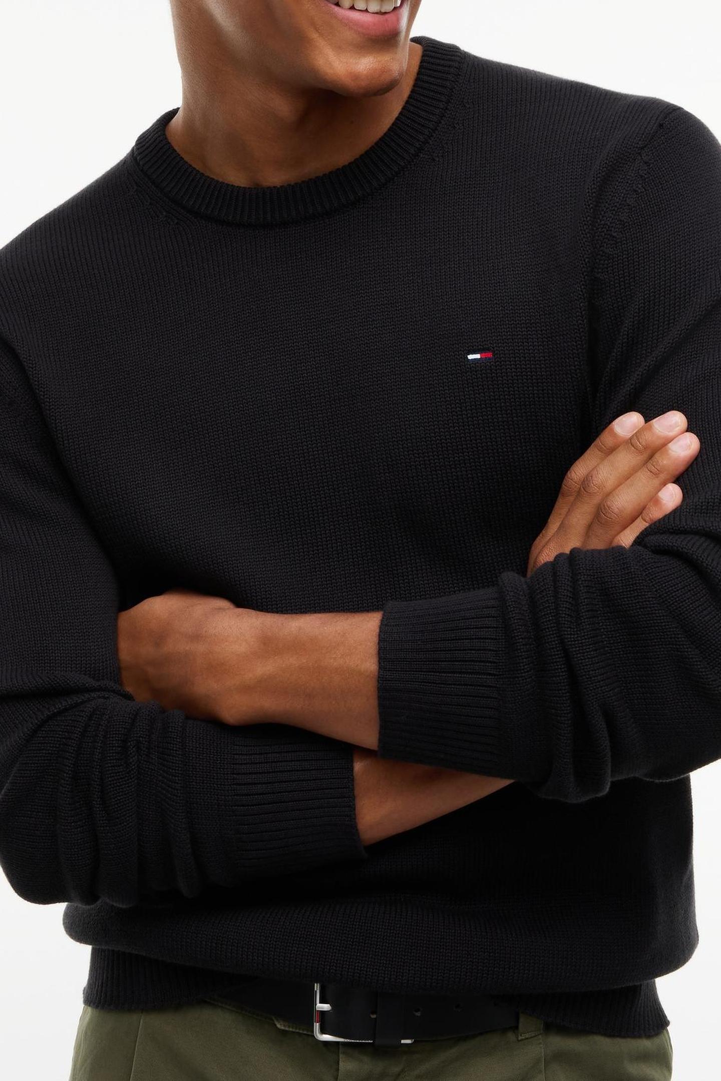 TJM SLIM ESSENTIAL SWEATER BLACK 8