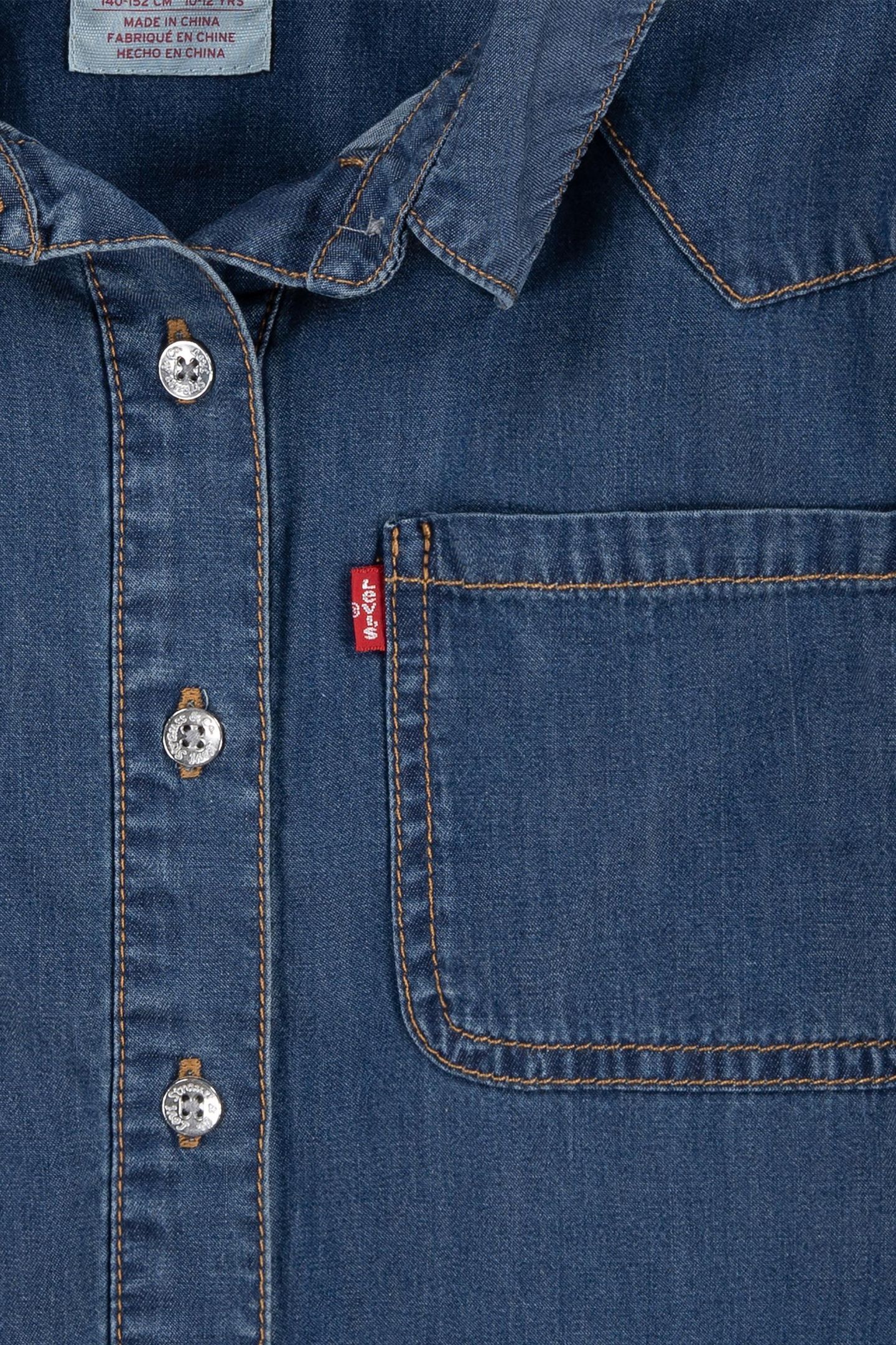 GIRLS L/S WESTERN DENIM SHIRT PACIFIC HIGHWAY 3